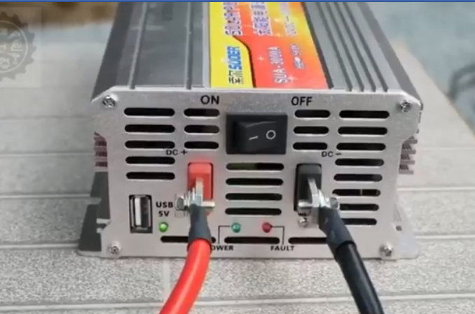 อินเวอร์เตอร์ แปลงไฟ 12V เป็น 220V ขนาด 3,000W