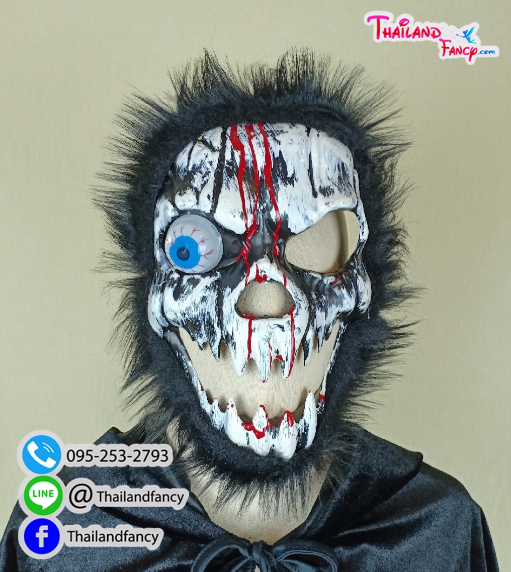 อุปกรณ์คอสเพลย์ หน้ากากแฟนซี หน้ากากฮาโลวีน Halloween หน้ากากปีศาจ หน้ากากผี ของเล่นปีใหม่ หน้ากากมีไฟที่ลูกตา