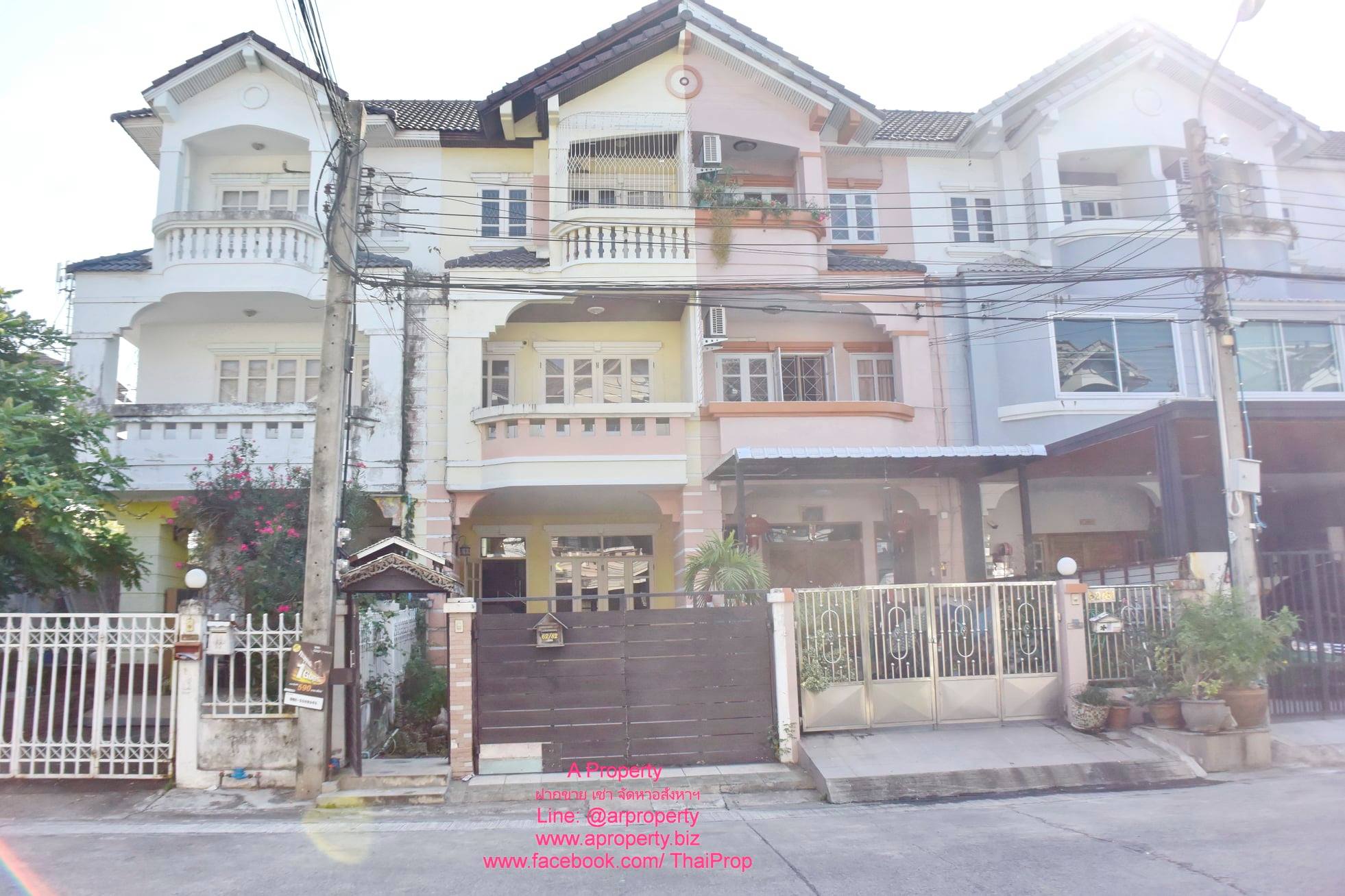 ให้เช่าบ้าน 3 ชั้น .ตรงข้ามเซ็นทรัลแจ้งวัฒนะ เลี้ยงสัตว์ได้