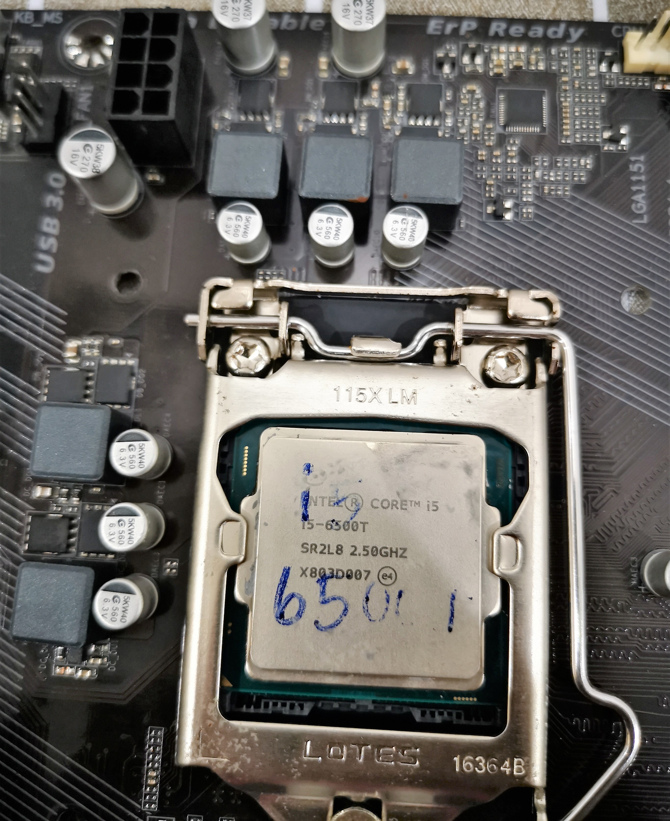 เซ็ตมัดรวม บอร์ด B150M + i5 6500T + Ram DDR4 8/2400