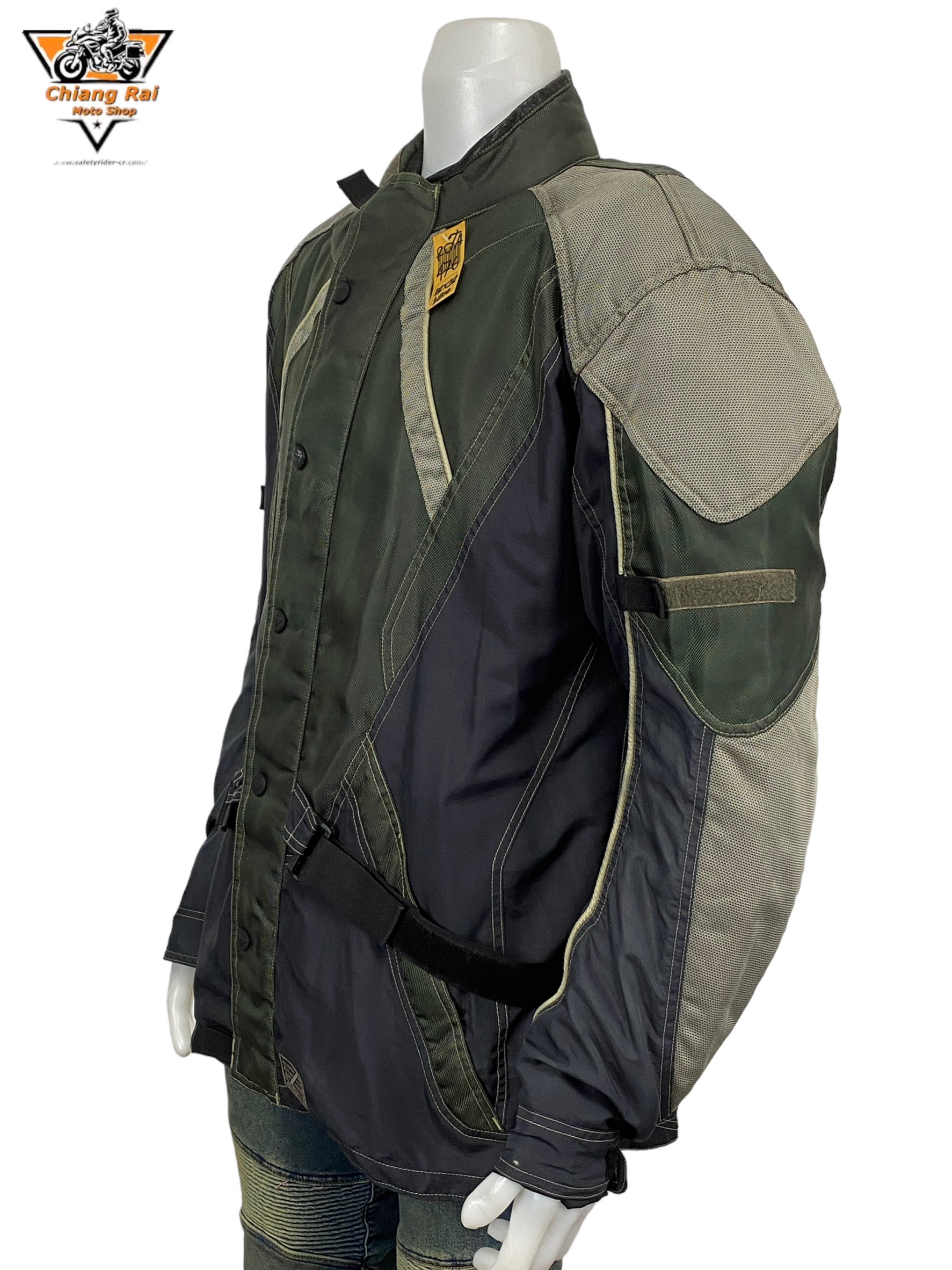 เสื้อขี่มอเตอร์ไซด์( มือสอง) RCTA 476: อก 52" ยาว 32" (XL) **MOTOLINE**