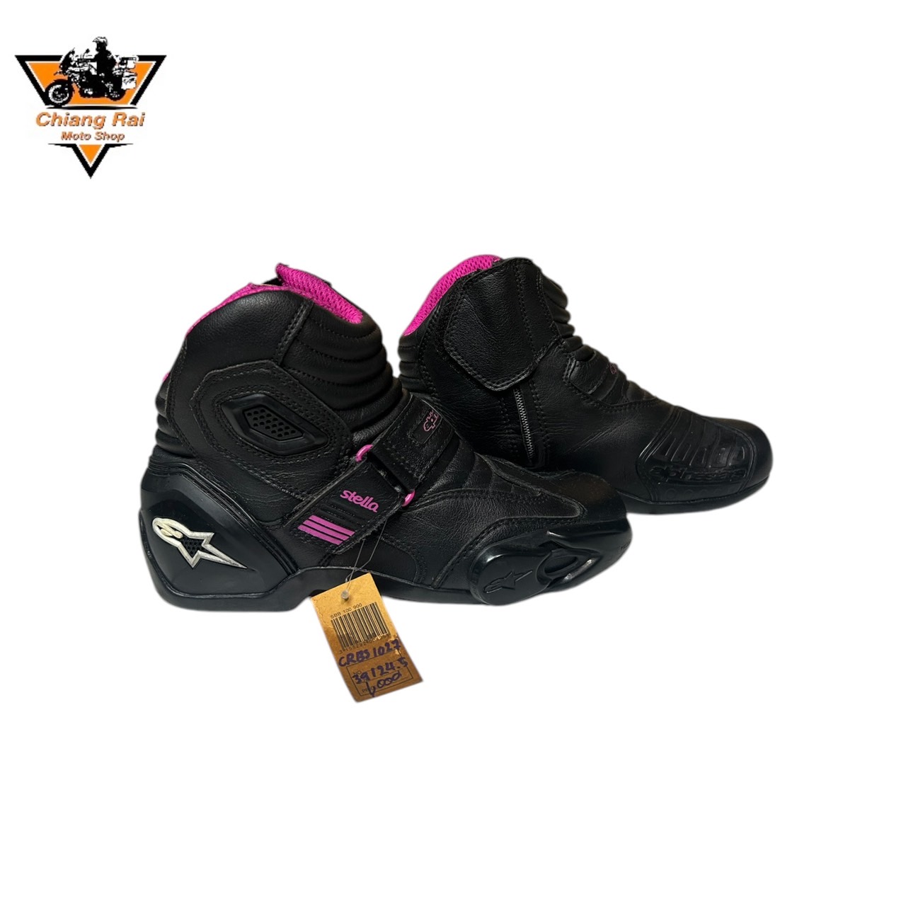 รองเท้าขี่มอเตอร์ไซด์( มือสอง) RCBS-1027 Size ขนาดจากป้าย 39:EUR / 6:UK / 24.5:Cm.(Alpinestars)