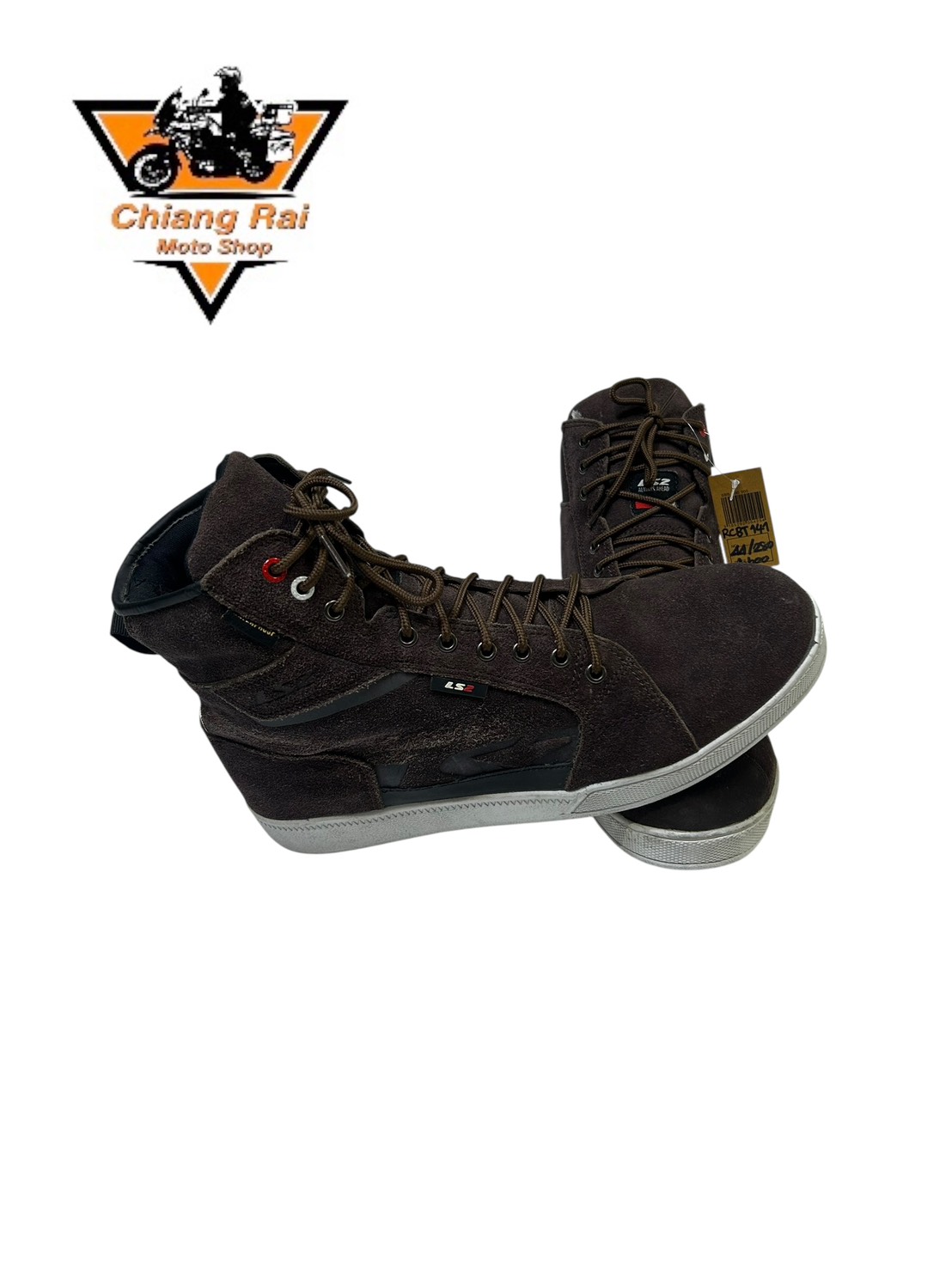 รองเท้าขี่มอเตอร์ไซด์( มือสอง) RCBT-141 Size ขนาดจากป้าย 44:EUR / 10:UK / 28:Cm.(LS2)