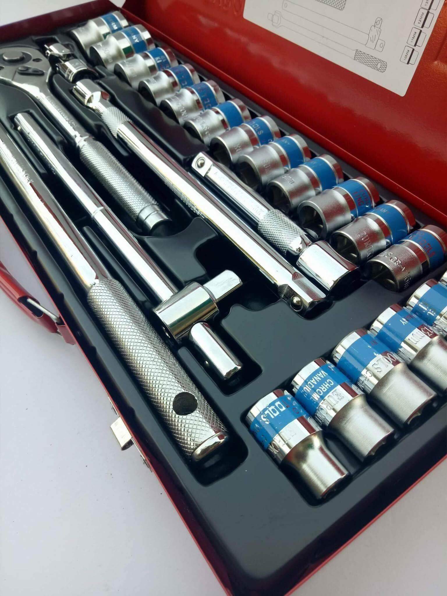 EUROKINGTOOLS ชุดบล็อก 24 ชิ้น
