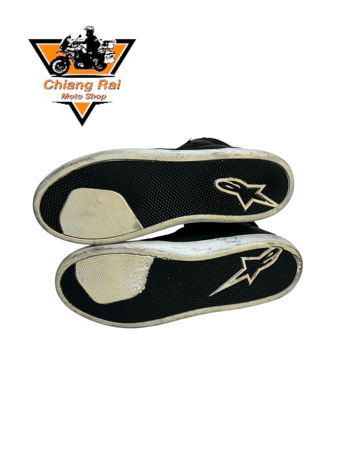 รองเท้าขี่มอเตอร์ไซด์( มือสอง) RCBT-074 Size ขนาดจากป้าย 44:EUR / 10:UK / 28:Cm.(Alpinestars)