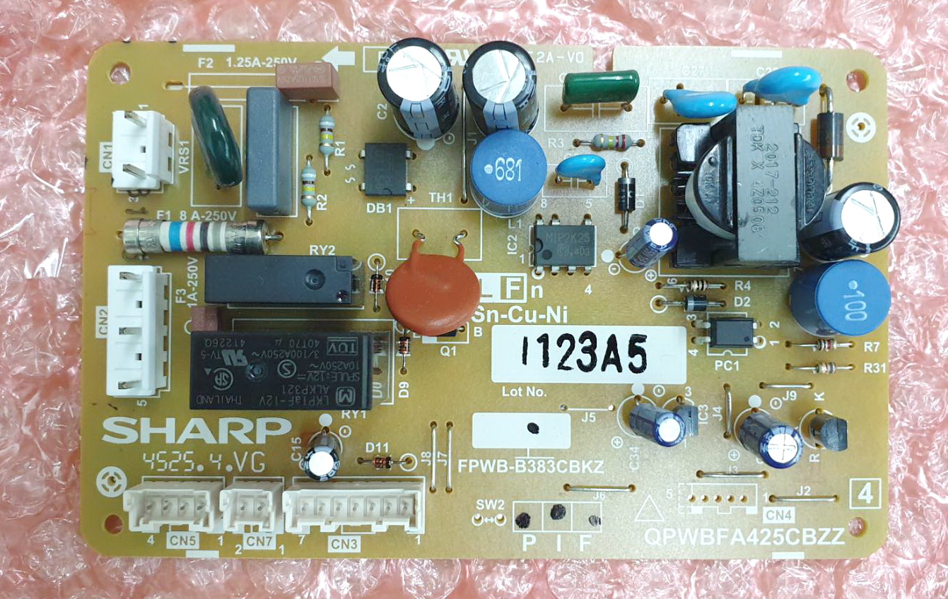 FPWB-B383CBKZ เมนบอร์ดตู้เย็น SHARP รุ่น SJ-S28P,SJ-S32P
