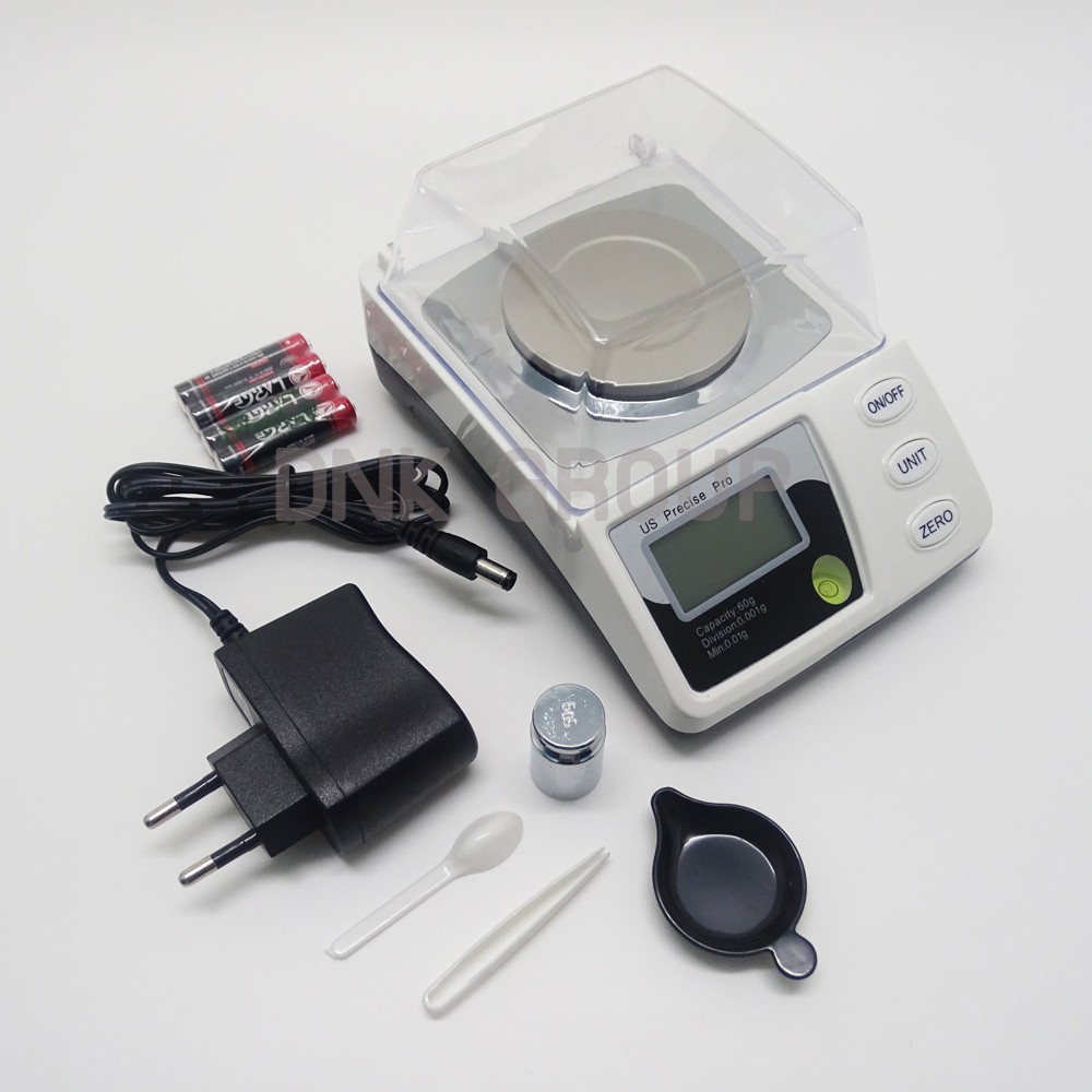 เครื่องชั่งดิจิตอล เครื่องชั่งเพชรพลอย เครื่องชั่งกะรัต เครื่องชั่งความละเอียดสูง 60g/0.001g (300Ct/0.005Ct)