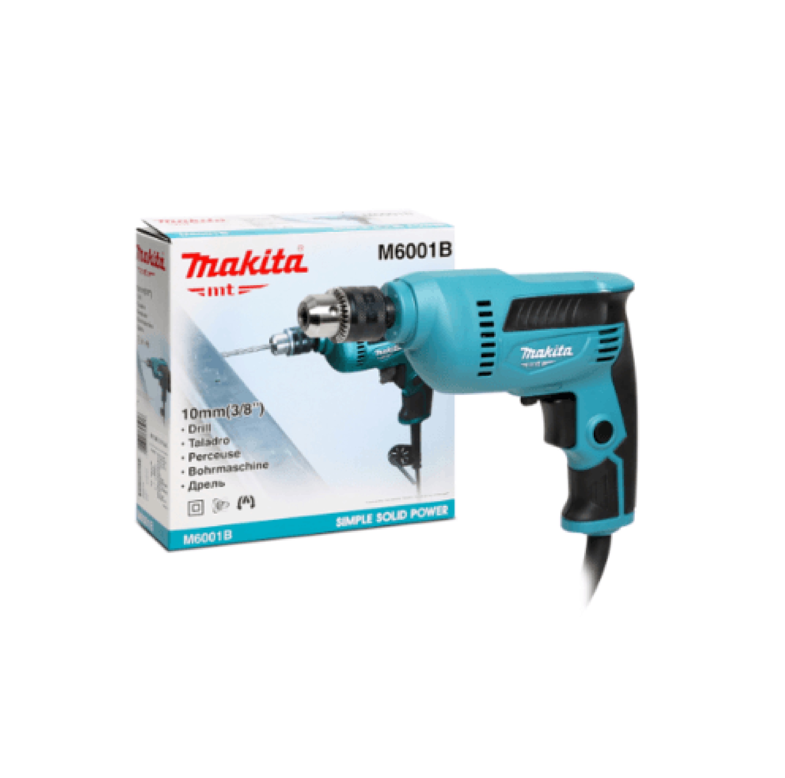 MAKITA สว่านไฟฟ้า 10 มม. ปรับรอบซ้าย-ขวา 450W รุ่น M0601B