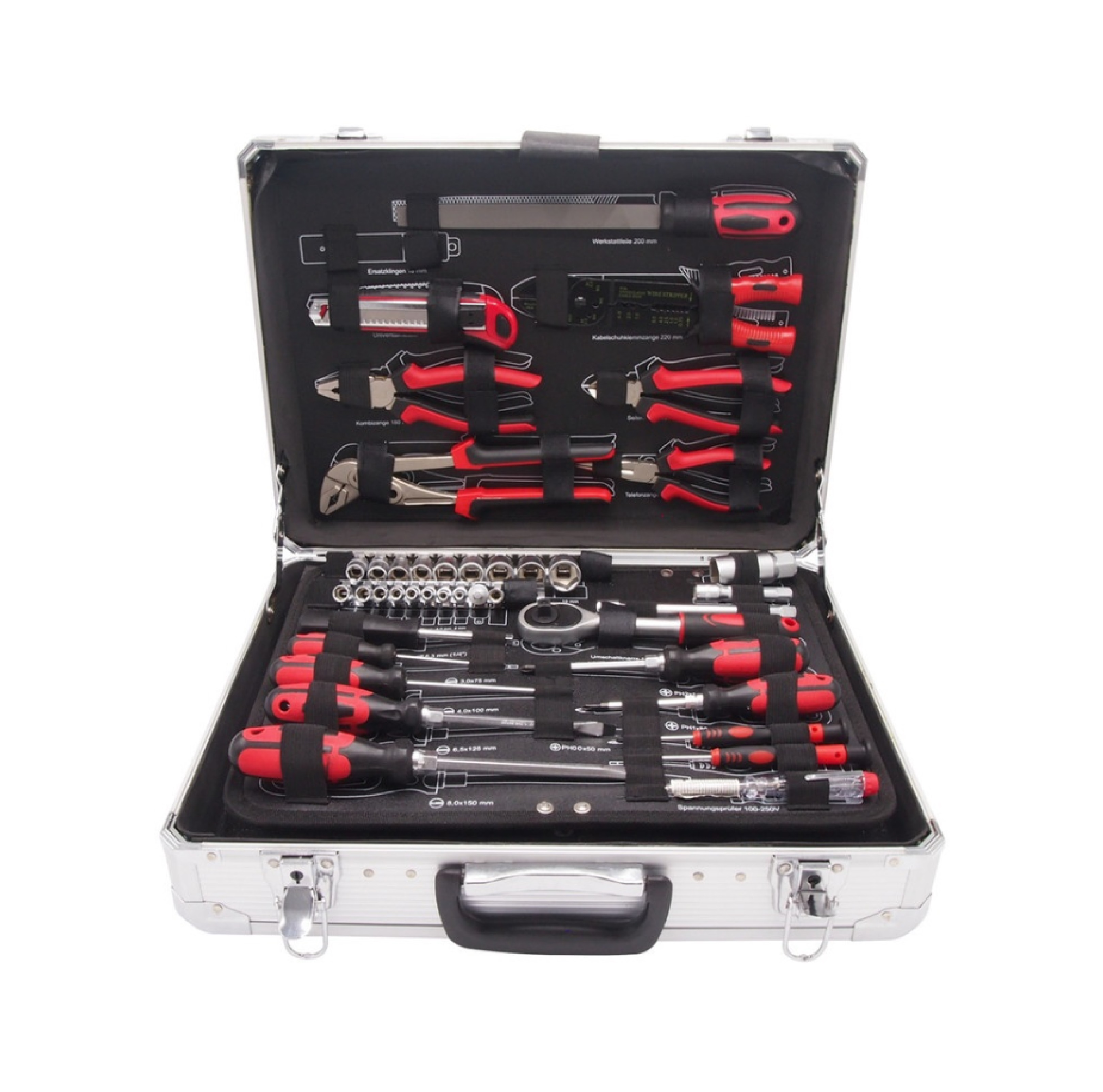 HUMMER ชุดเครื่องมือฮาร์ดแวร์ 107ชิ้น รุ่น MG29075