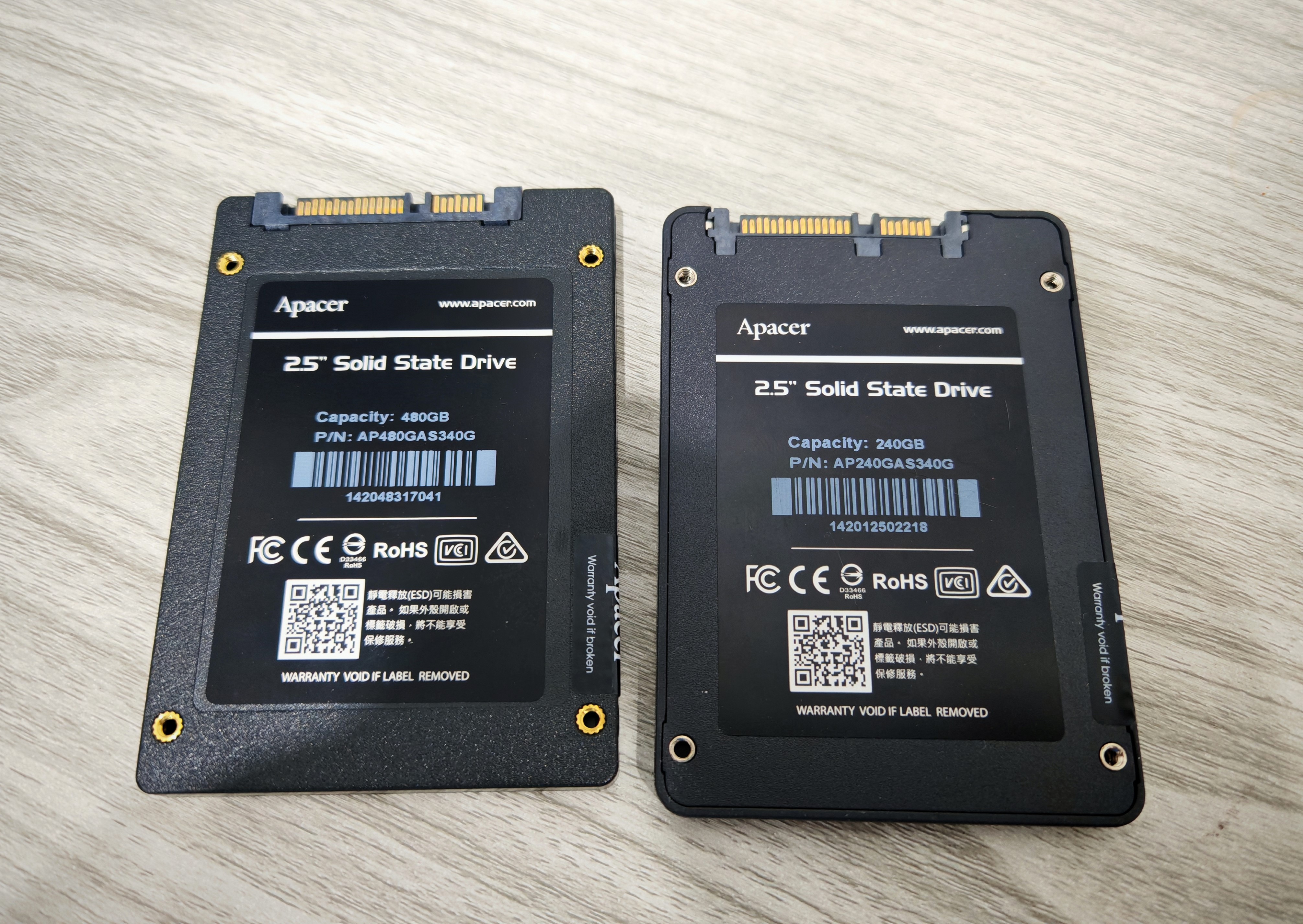 จับคู่ SSD Apacer Panther 240 + 480 GB