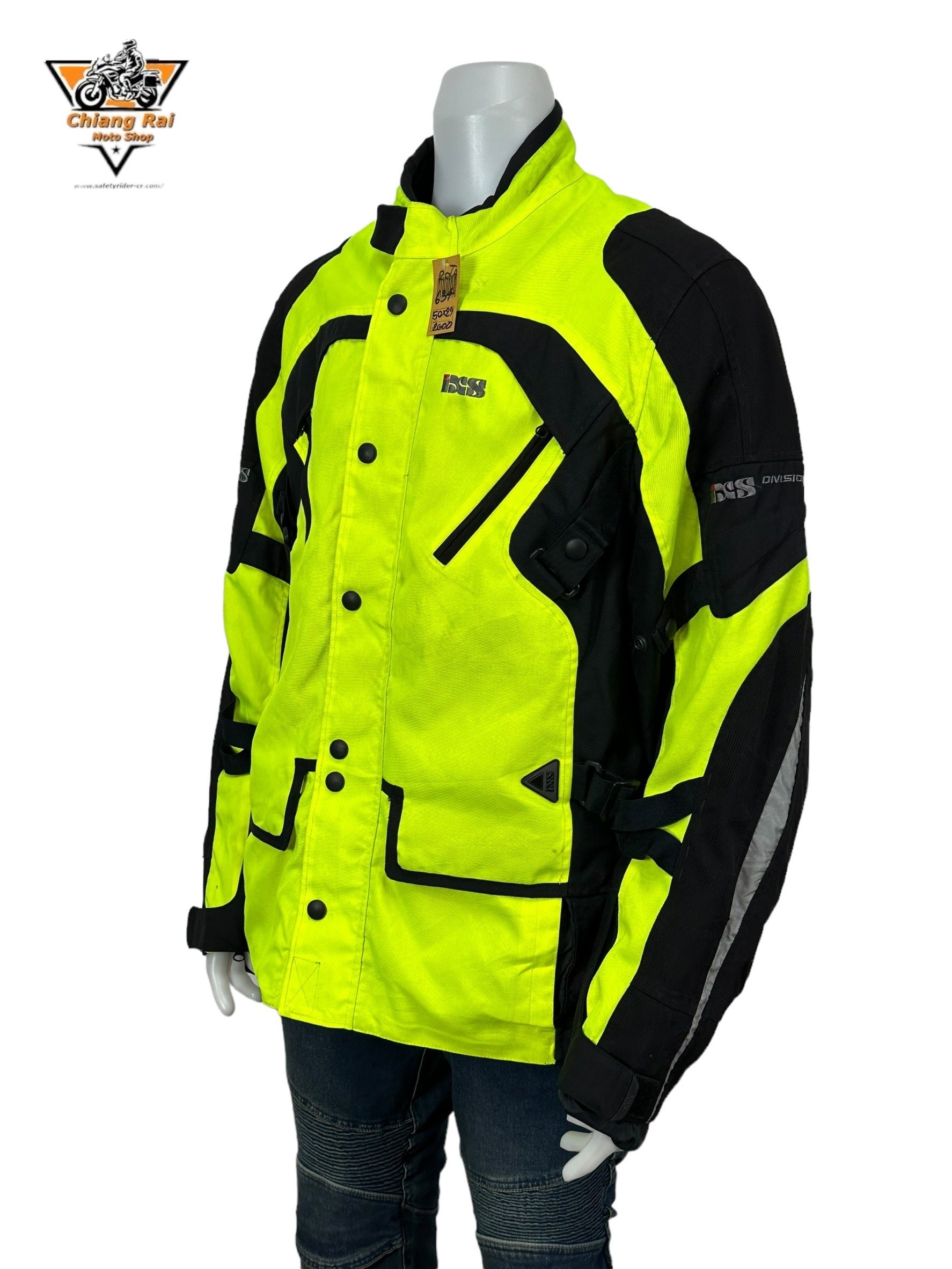 เสื้อขี่มอเตอร์ไซด์( มือสอง) RCTA 634: อก 50" ยาว 29"(XL) **IXS**