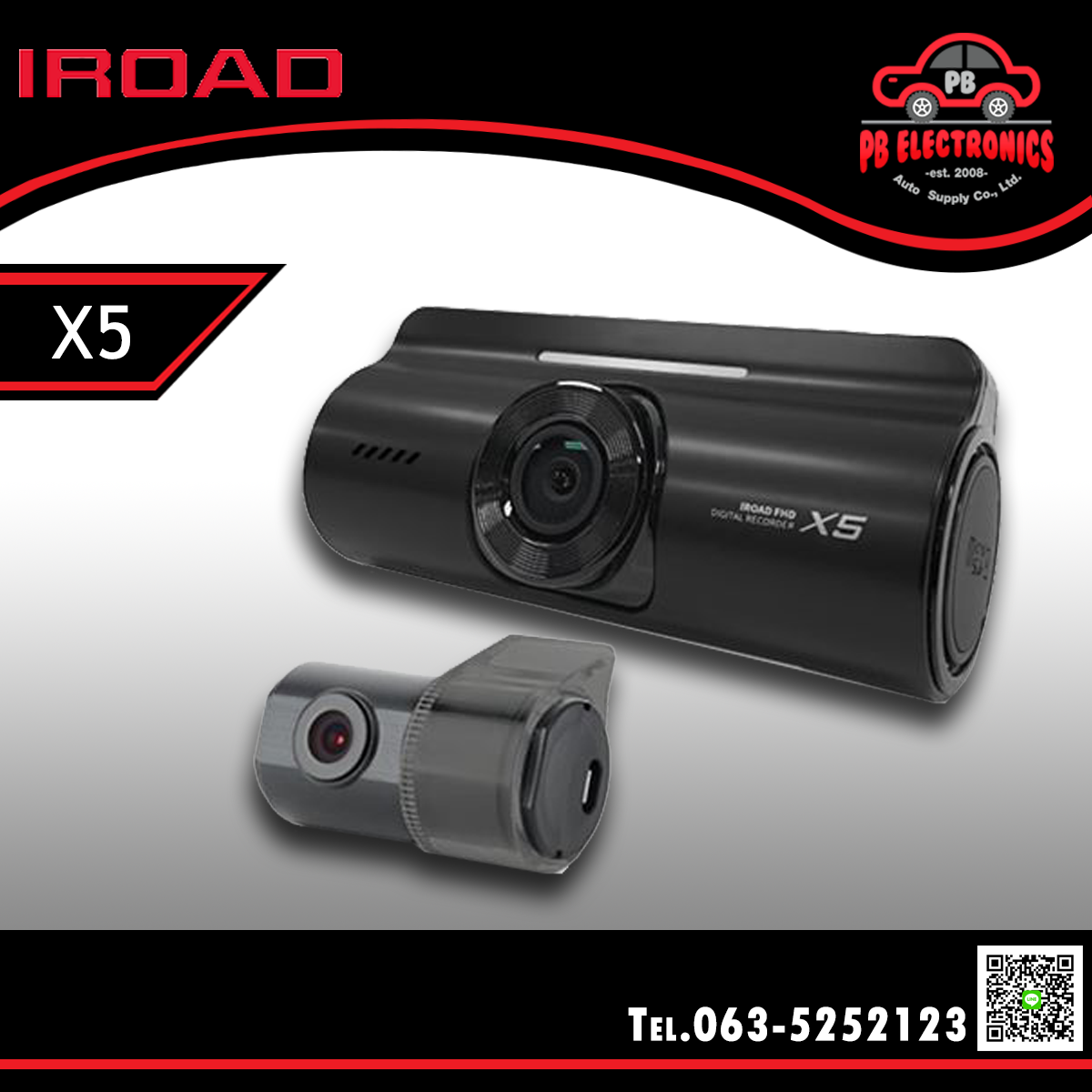 กล้องบันทึกเหตุการณ์ IROAD รุ่น X5