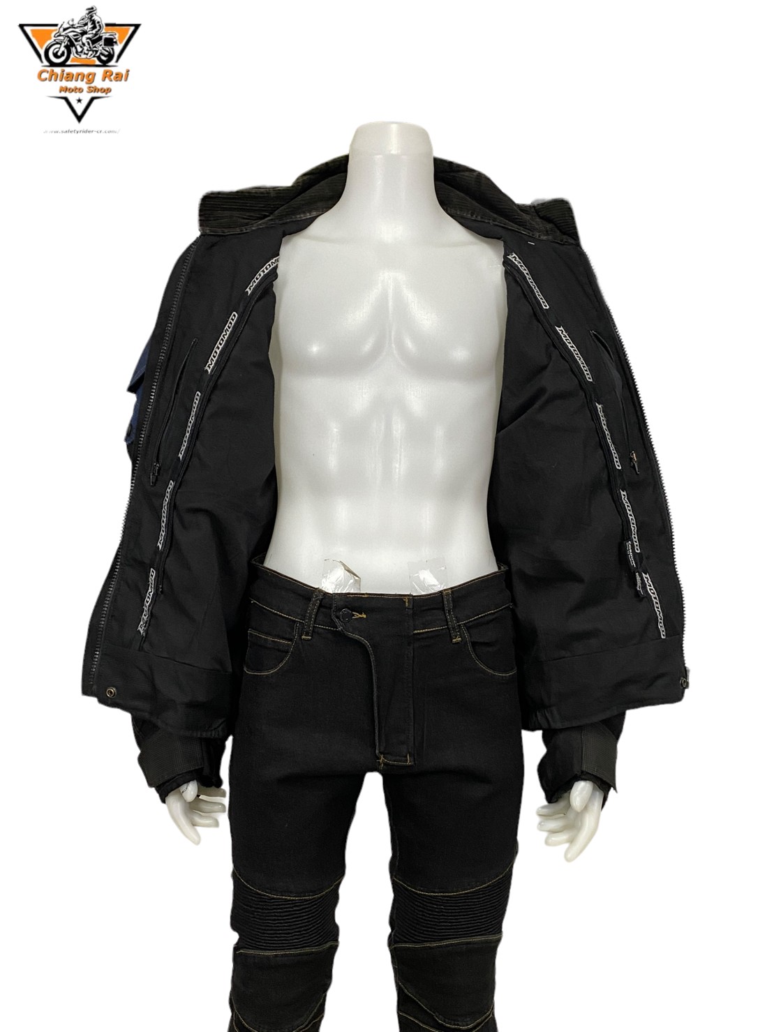 เสื้อขี่มอเตอร์ไซด์( มือสอง) RCSA 538: อก 54" ยาว 26" (2XL) **MOTOMOD**