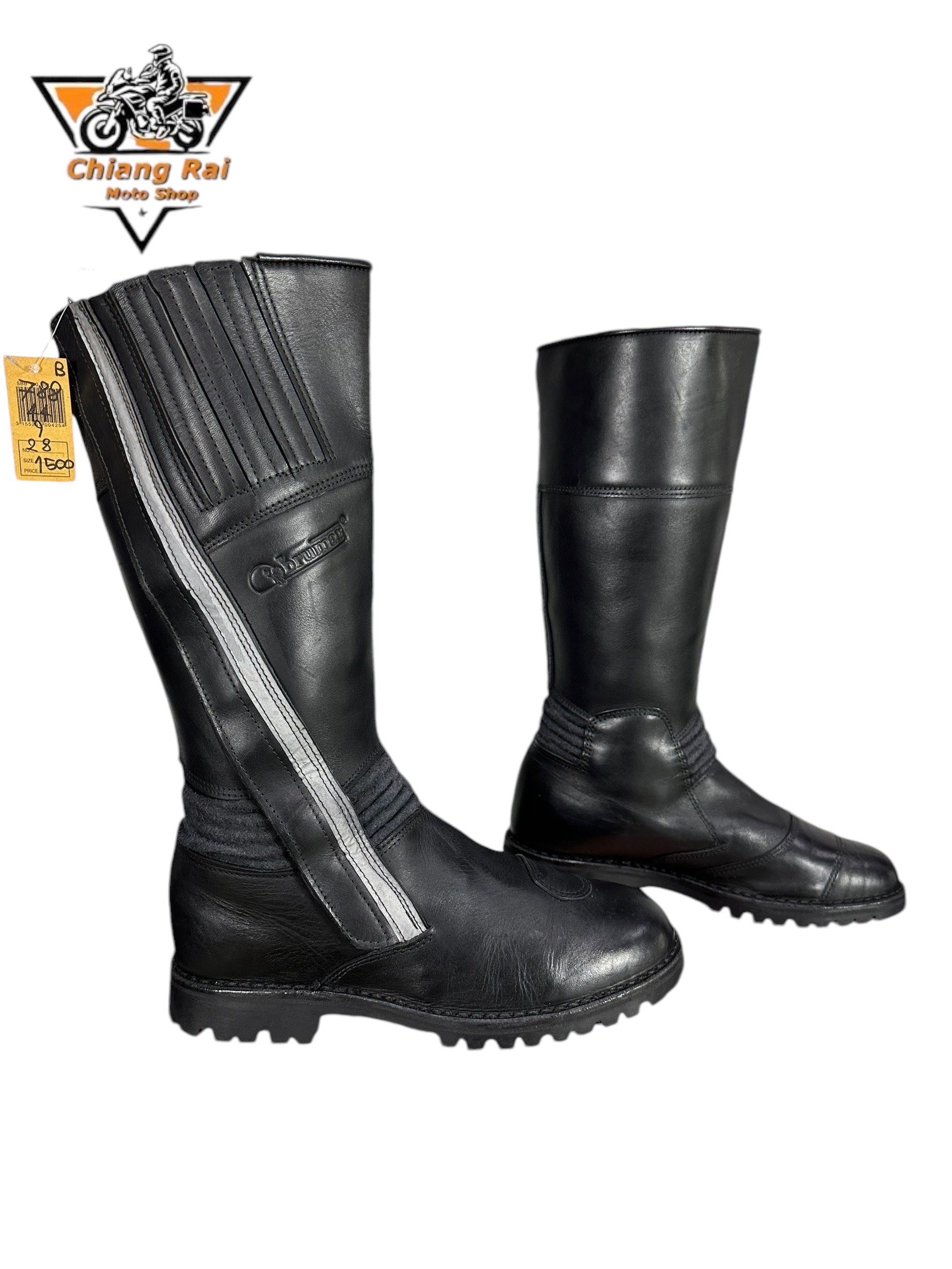 รองเท้าขี่มอเตอร์ไซด์( มือสอง) RCBS-788 Size ขนาดจากป้าย 44:EUR / 9:UK / 28:Cm.(DAVOS)