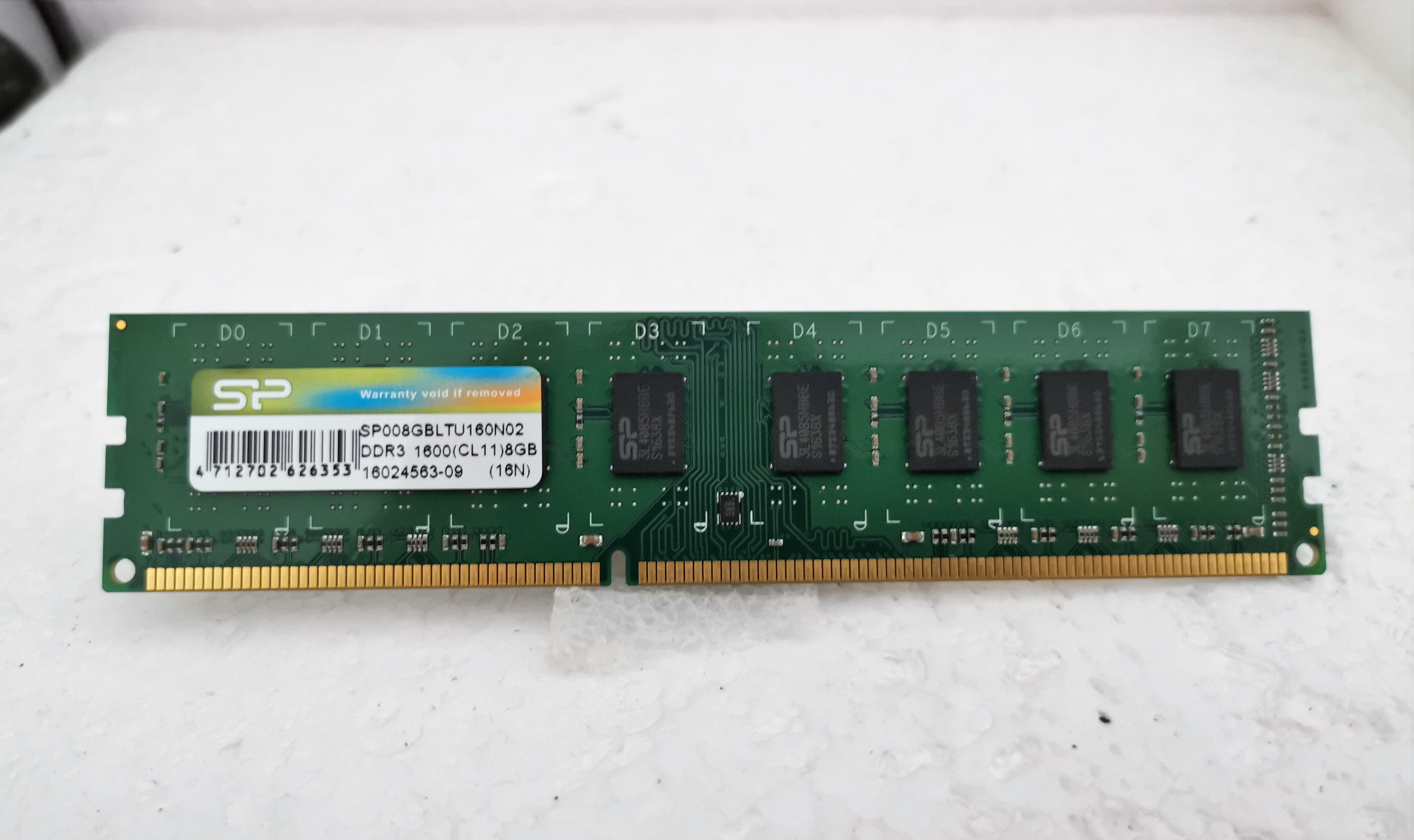 Ram PC SP DDR3 8G Bus1600
