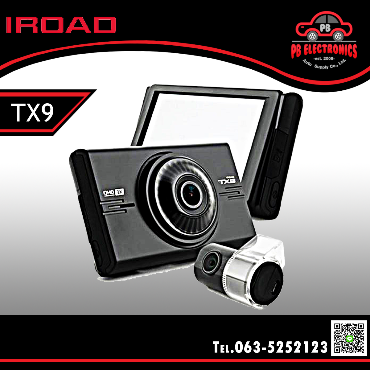 กล้องบันทึกเหตุการณ์ IROAD รุ่น TX9