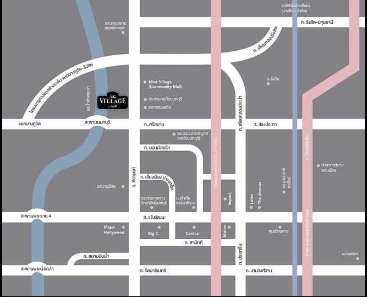 ปล่อยเช่า บ้านแฝด2ชั้น อารมณ์บ้านเดี่ยว ติวานนท์-ปากเกร็ด