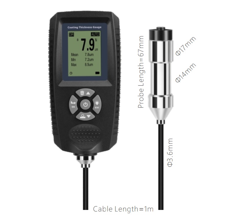 เครื่องวัดความหนา (Coating thickness tester) GuGear รุ่น GG-CT-500XE