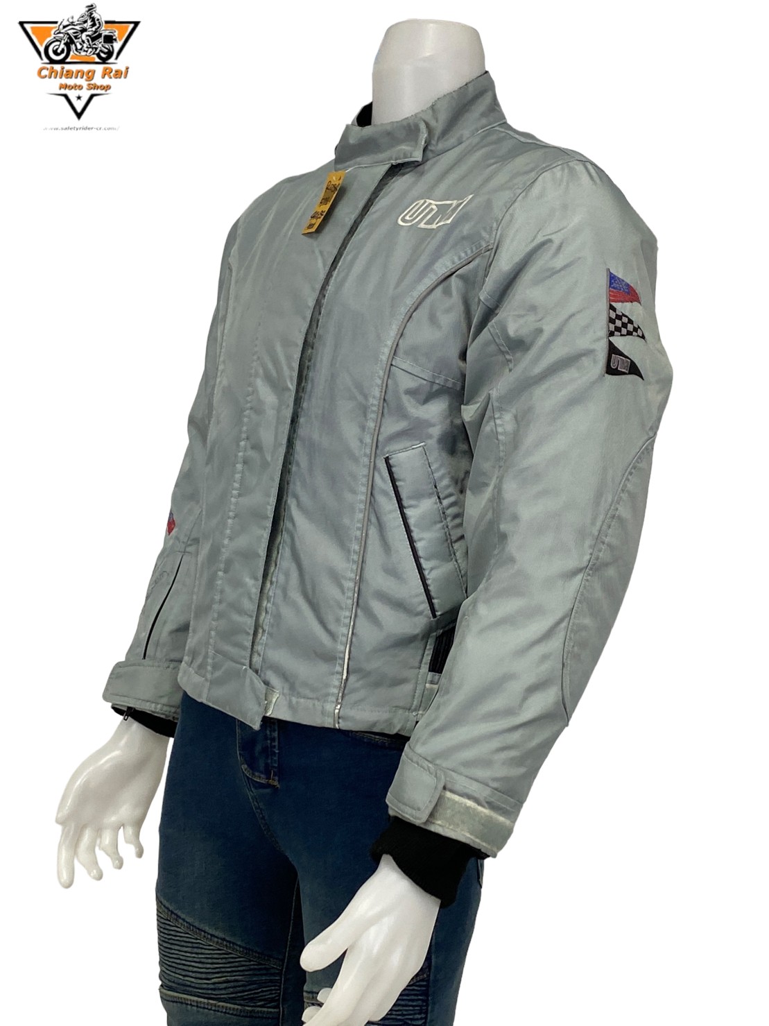 เสื้อขี่มอเตอร์ไซด์( มือสอง) RCSA 512: อก 44" ยาว 24" (M) **UM**