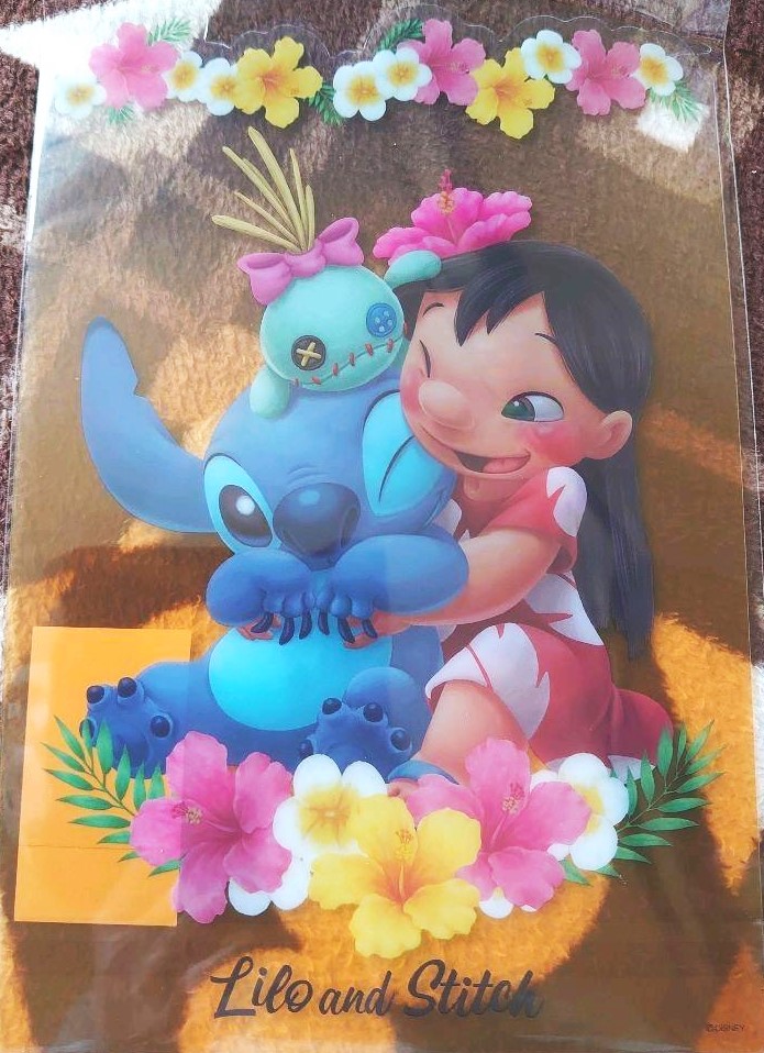Lilo & Stitch แผ่นรองเขียนสติซ ของแท้จากญี่ปุ่น Made in JAPAN