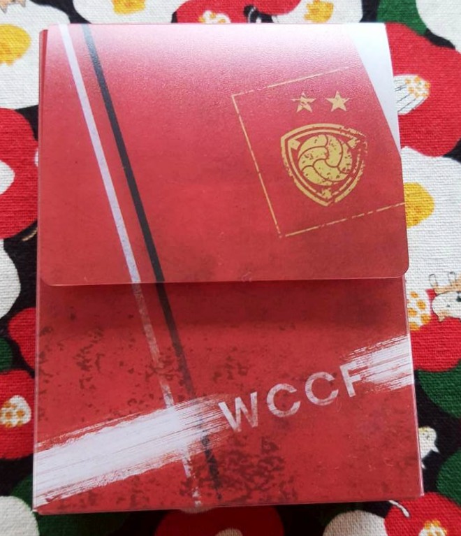 กล่อง ใส่ การ์ด นามบัตร ใส่ของ พกพา WCCF จากญี่ปุ่น World Club Champion Football ฟุตบอล Size : 10 x 7.5 cm