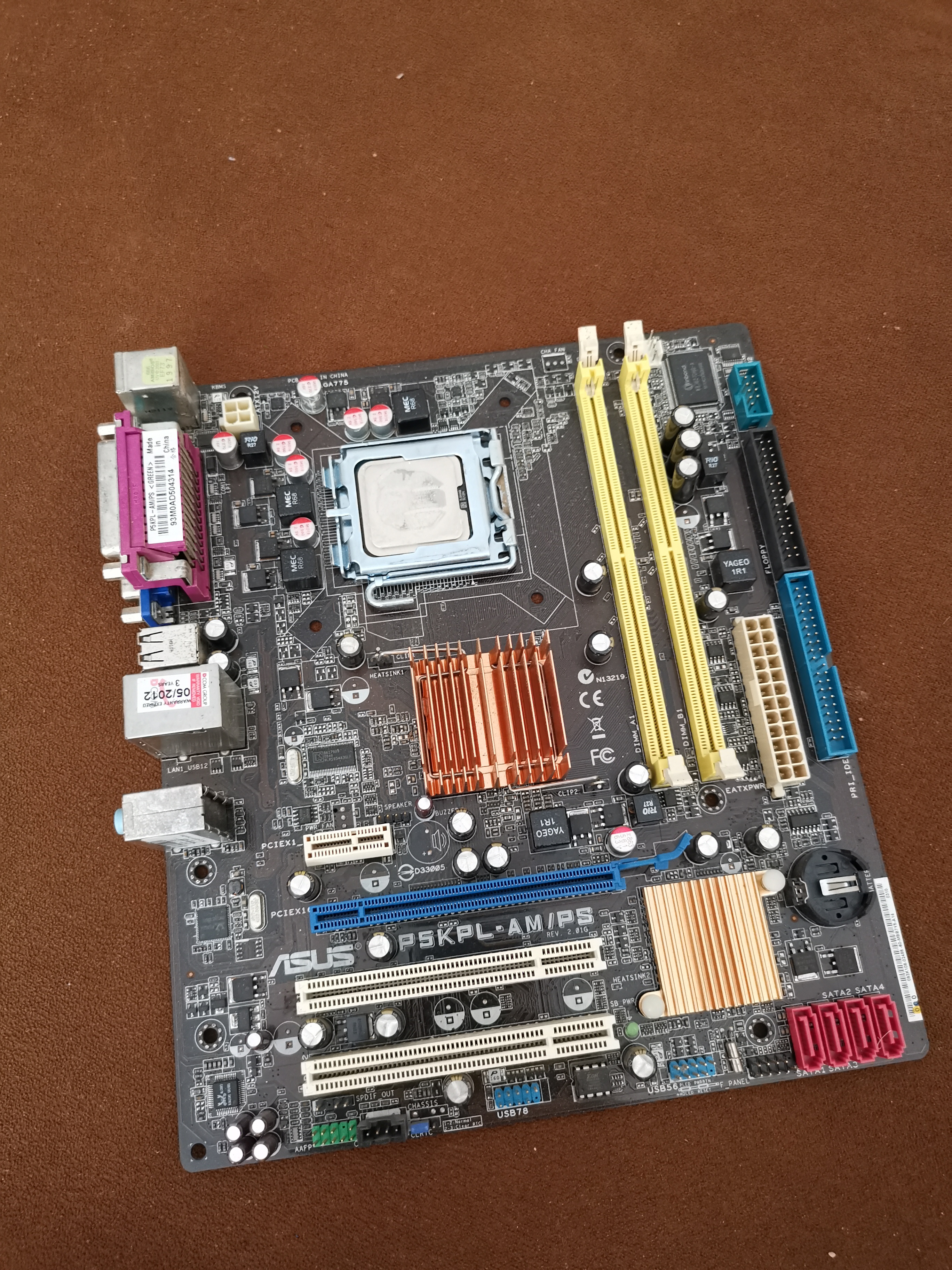 Asus p5kpl-am/ps