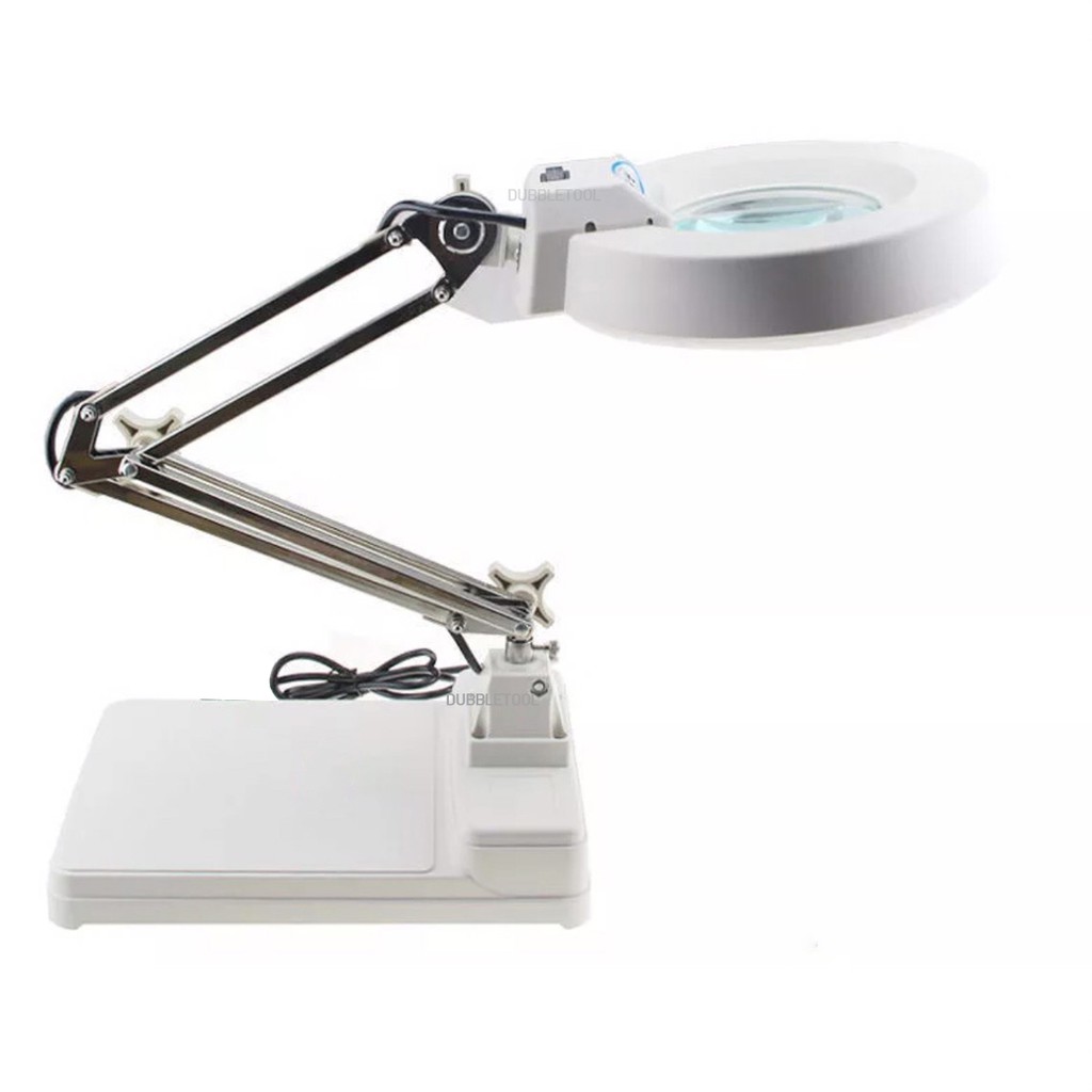 โคมไฟแว่นขยายตั้งโต๊ะ10x กำลังขยาย10เท่า MagnifyingLamp 10x