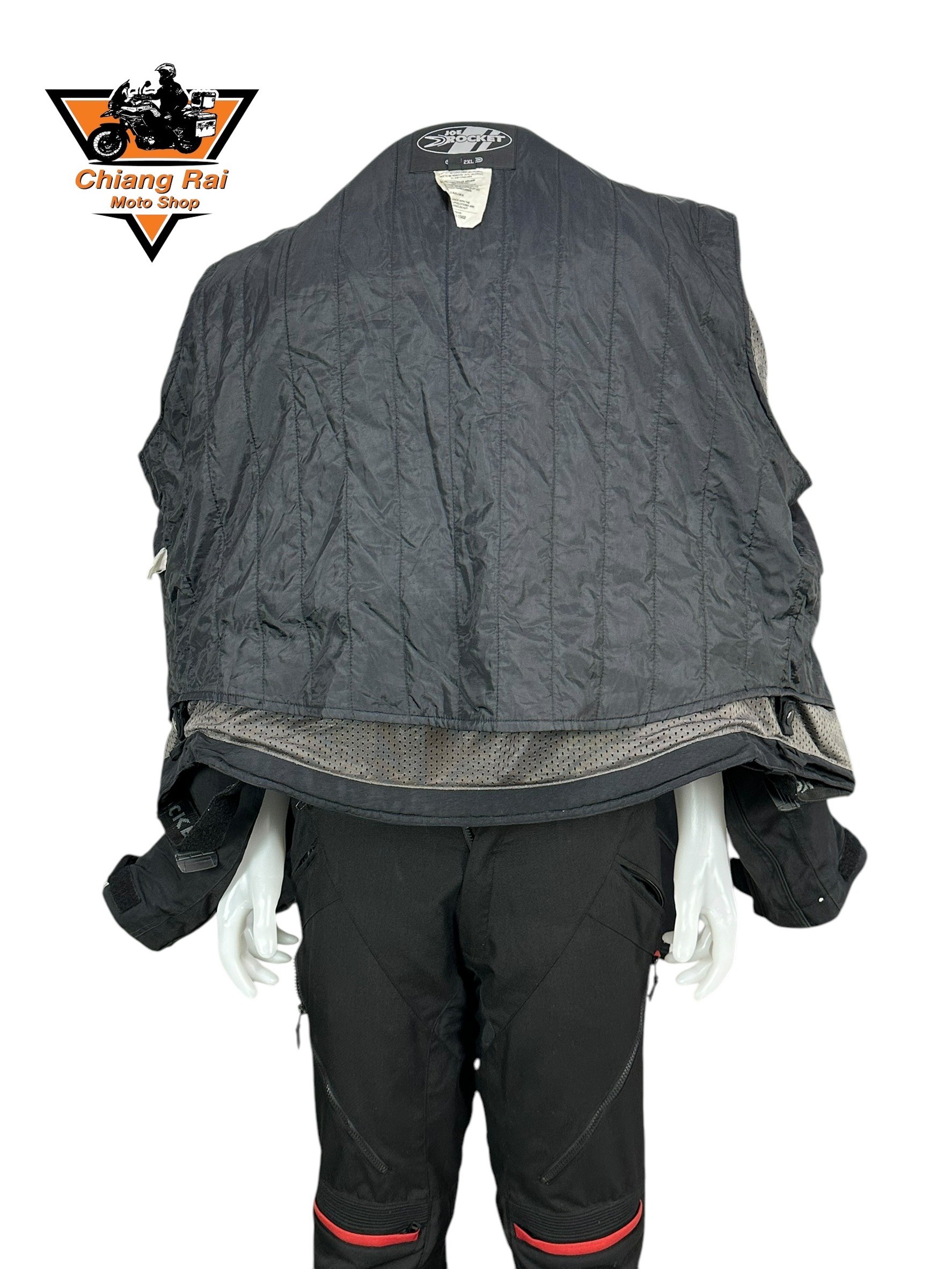 เสื้อขี่มอเตอร์ไซด์( มือสอง) RCSA 981 : อก 58" ยาว 24" (3XL) **JOE ROCKET**