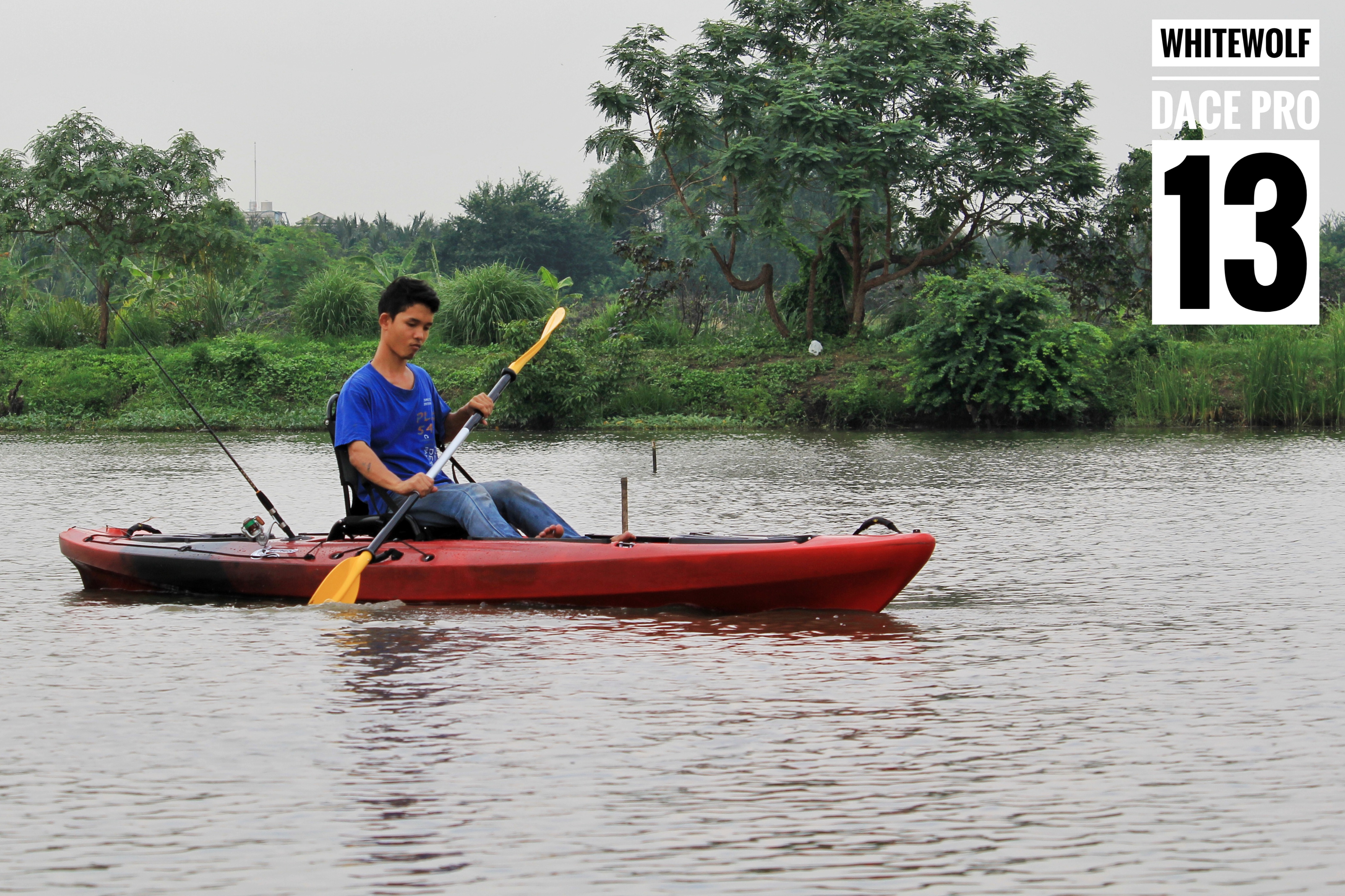 เรือคายัคตกปลา 13 ฟุต / Fishing kayak 13 ft