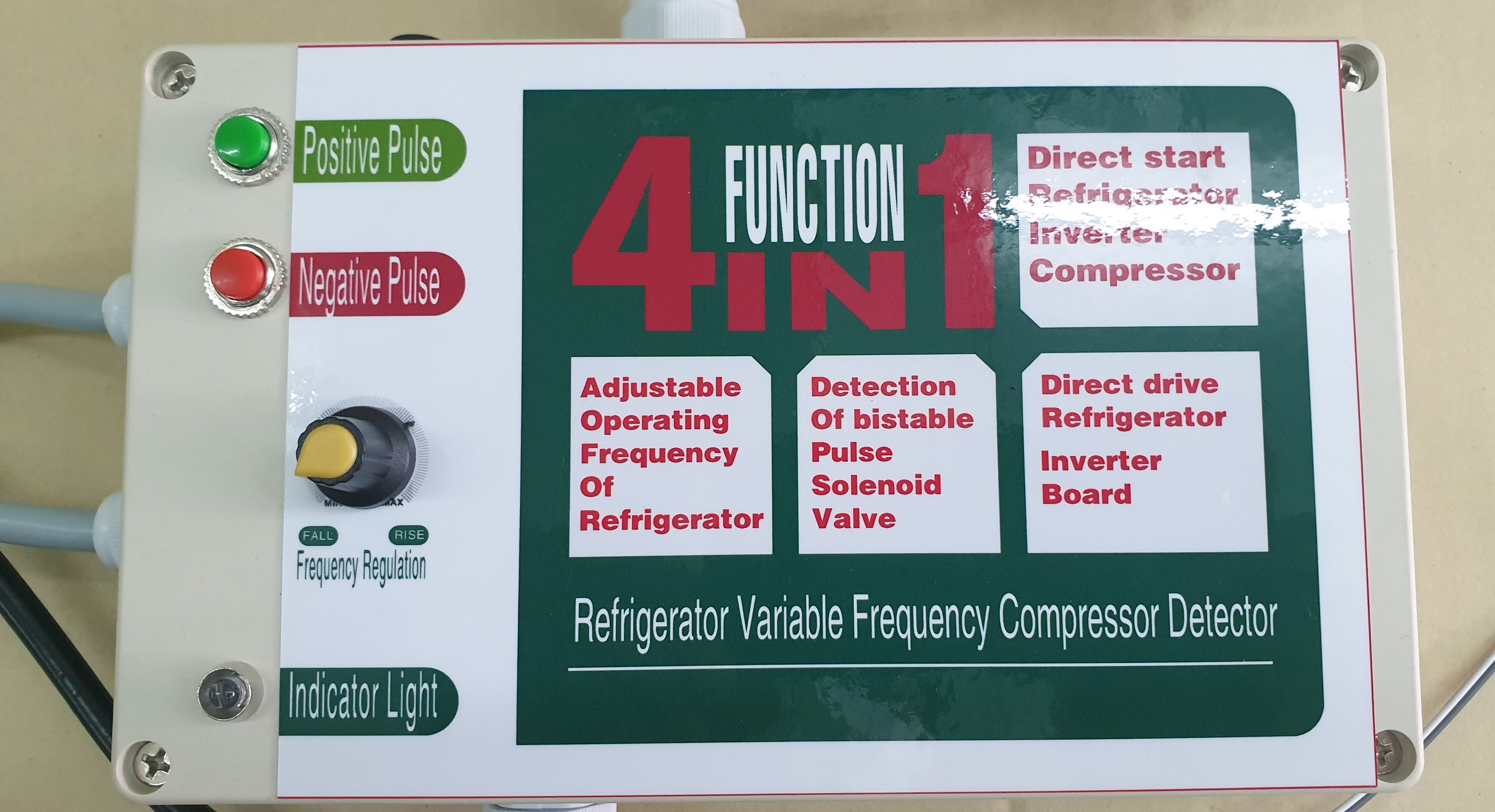 4in1 (รุ่นใหม่) เครื่องมือทดสอบคอมเพรสเซอร์ตู้เย็น ระบบอินเวอเตอร์