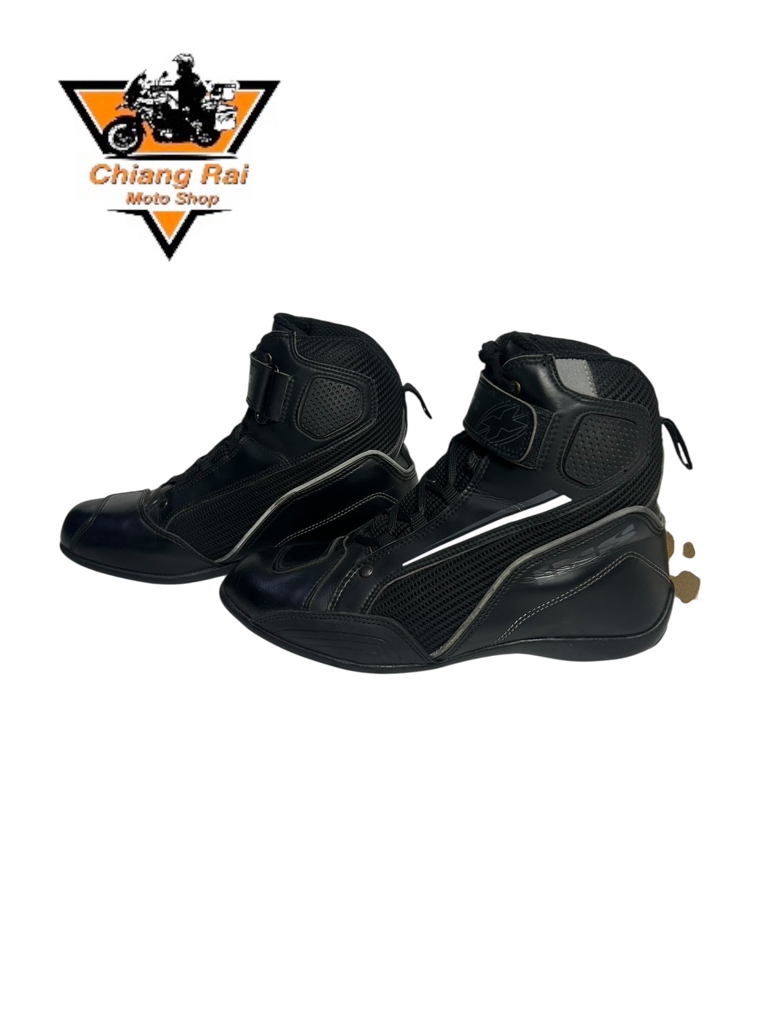 รองเท้าขี่มอเตอร์ไซด์( มือสอง) RCBT-138 Size ขนาดจากป้าย 43:EUR / 9:UK / 27.5:Cm.(IXS)