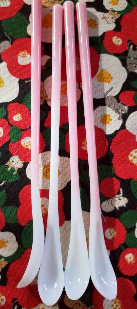 party mud-dler ช้อนคน ช้อน สำหรับเครื่องดื่ม จากญี่ปุ่น 1 แพ๊ค มี 4 ชิ้น Size : 20.5 cm MADE IN JAPAN