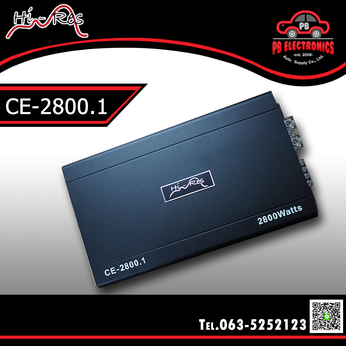 PowerAmp Class D Hires รุ่น CE-2800.1