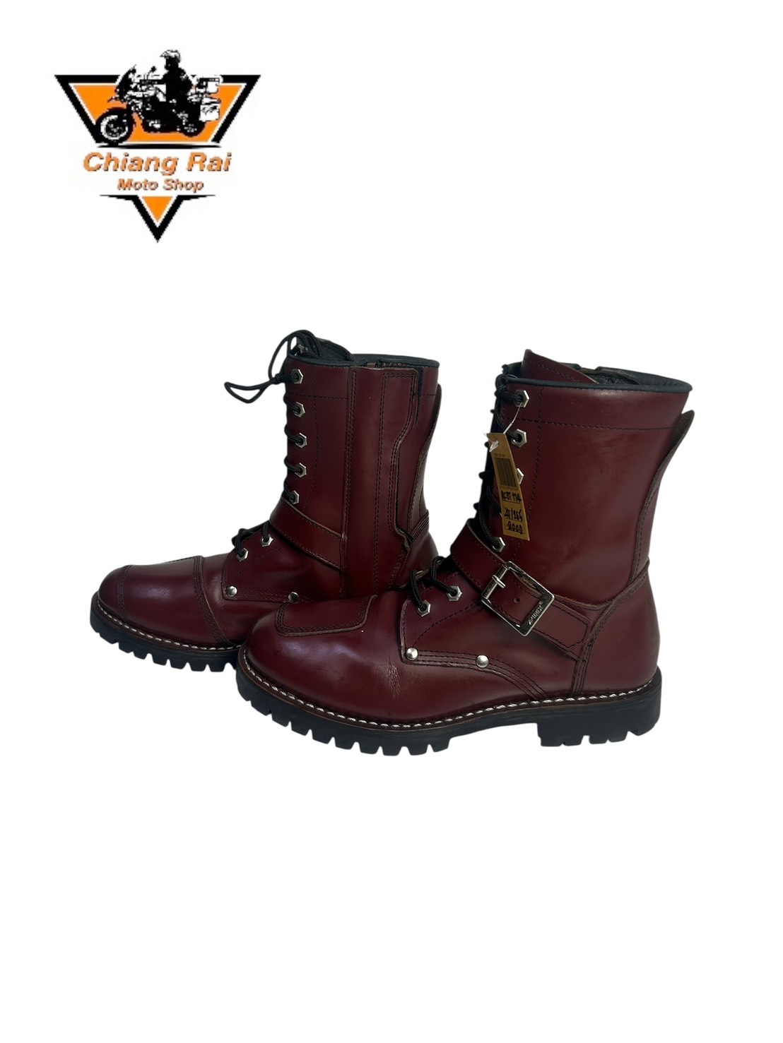 รองเท้าขี่มอเตอร์ไซด์( มือสอง) RCBT-114 Size ขนาดจากป้าย 41:EUR / 7.5:UK / 26.5:Cm.(Avirex)