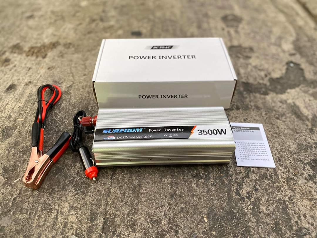 อินเวอร์เตอร์ แปลงไฟ 12V เป็น 220V ขนาด 3,000W ยี่ห้อ Suredom