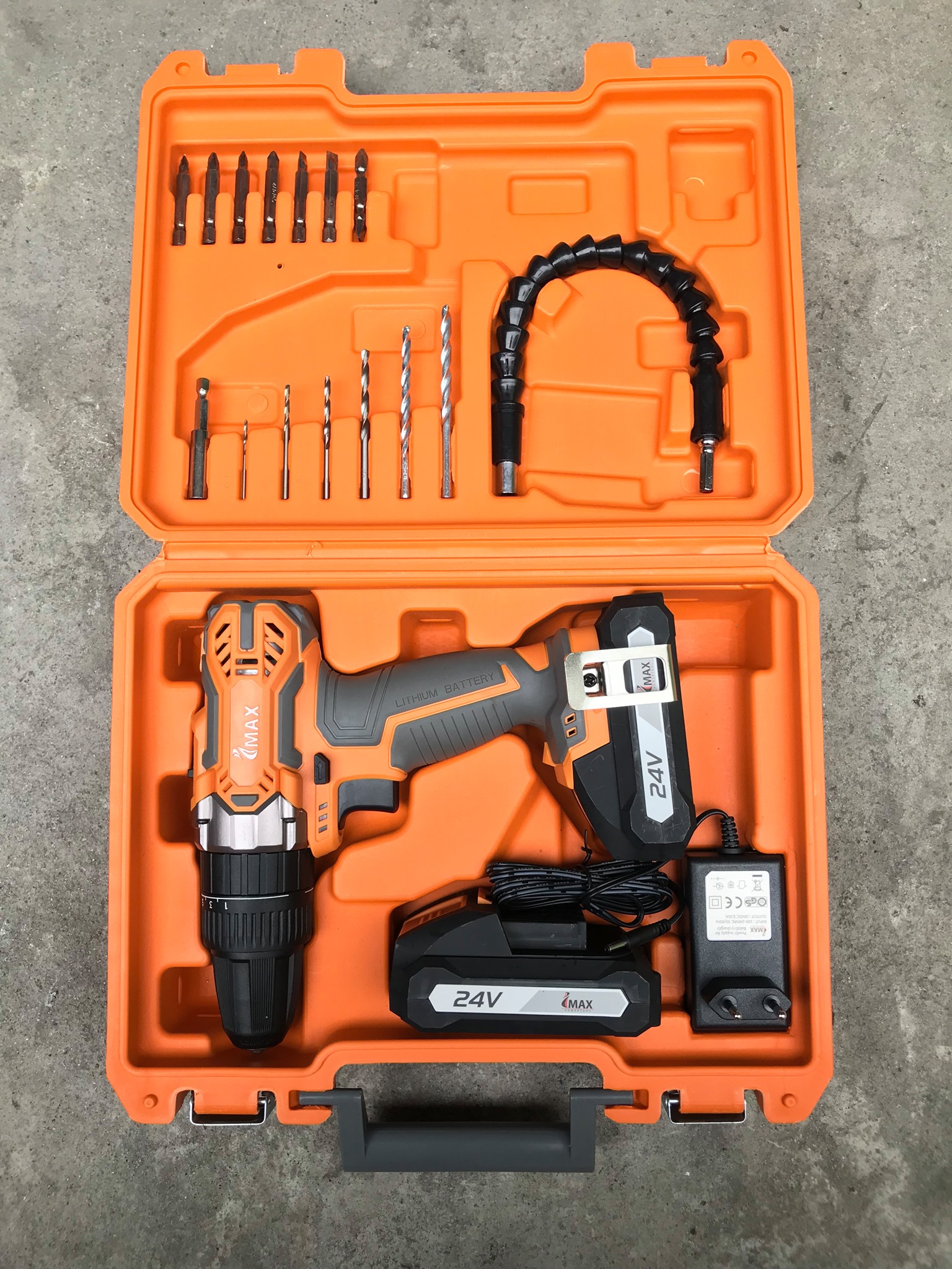 สว่าน IMAX สว่านกระแทกไร้สาย 24v รุ่น 3ระบบ