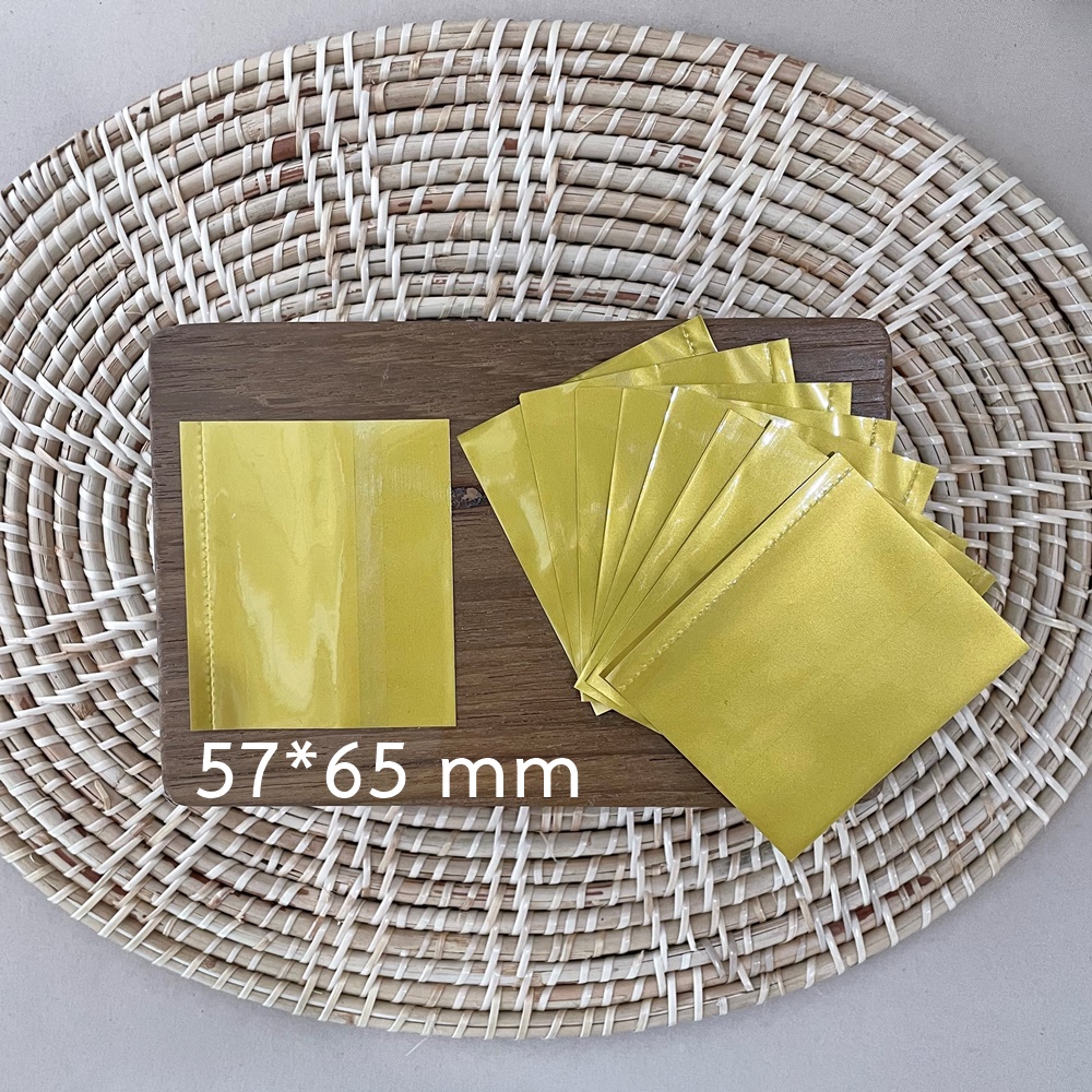 (ห่อละ100กรัม)แค๊ปซีลฝา สีใส/สีทอง มีรอยปรุ แพคละ 100กรัม พลาสติกซีลฝา ซีลฝากันเปิด