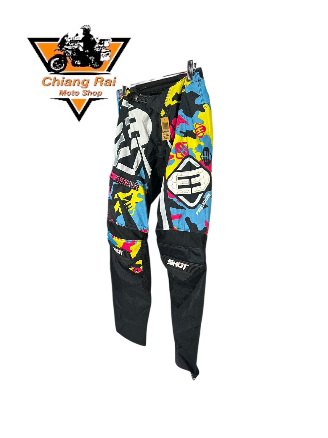 กางเกงขี่มอเตอร์ไซด์ ( มือสอง ) E&A 661: เอว 28" ยาว 26" **FREEGUNGEAR**