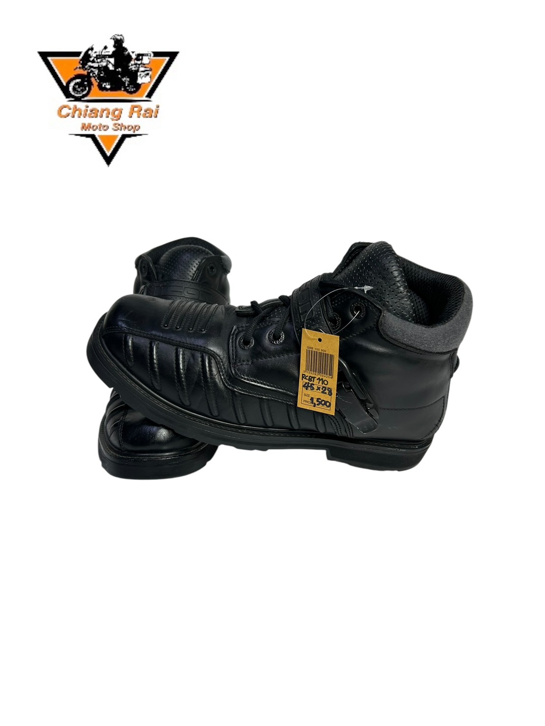 รองเท้าขี่มอเตอร์ไซด์( มือสอง) RCBT-110 Size ขนาดจากป้าย 45:EUR / 10.5:UK / 28.5:Cm.(ICON)