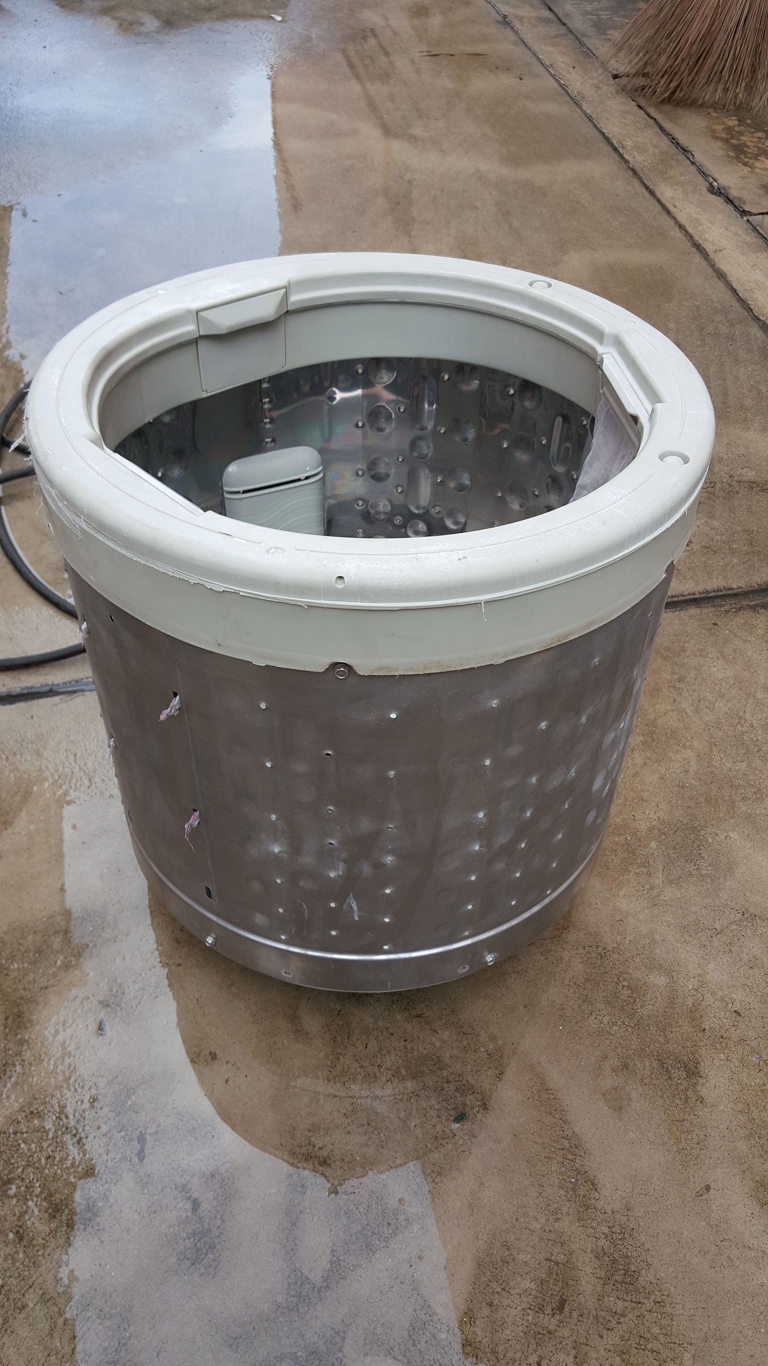 ล้างเครื่องซักผ้า ยี่ห้อ LG รุ่น WF-T8022TD ขนาดถังซัก 8 กิโลกรัม