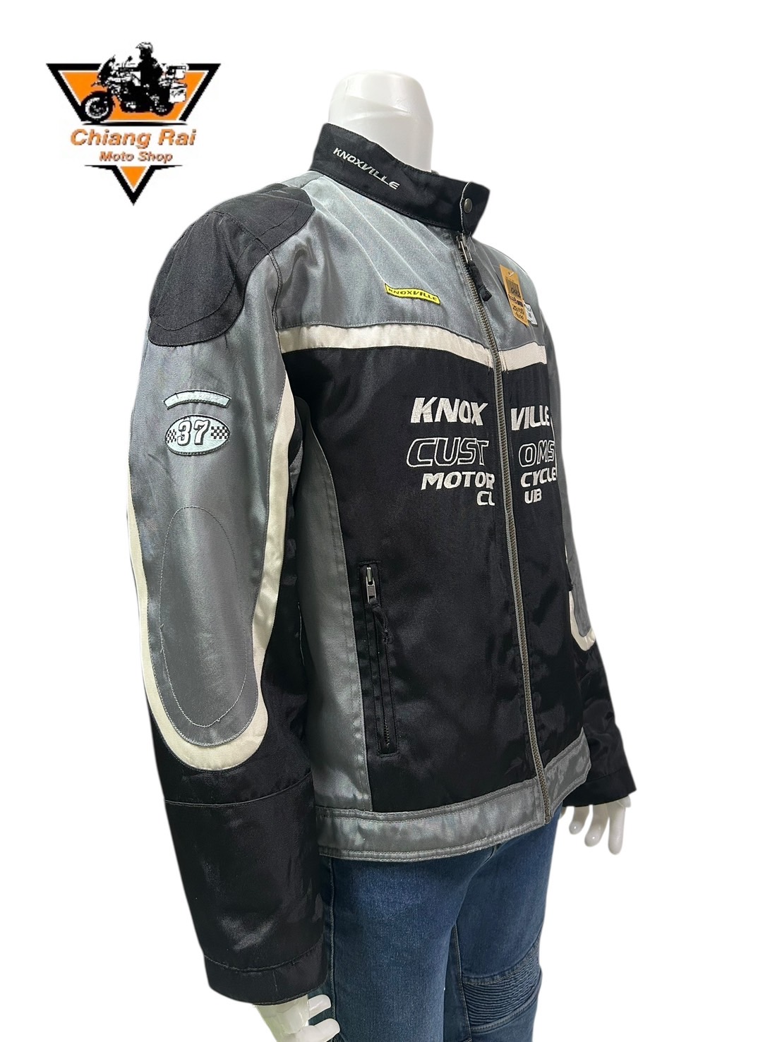 เสื้อขี่มอเตอร์ไซด์( มือสอง) CRSB 042 : อก 48" ยาว 26" (L) **ไม่มีการ์ด**