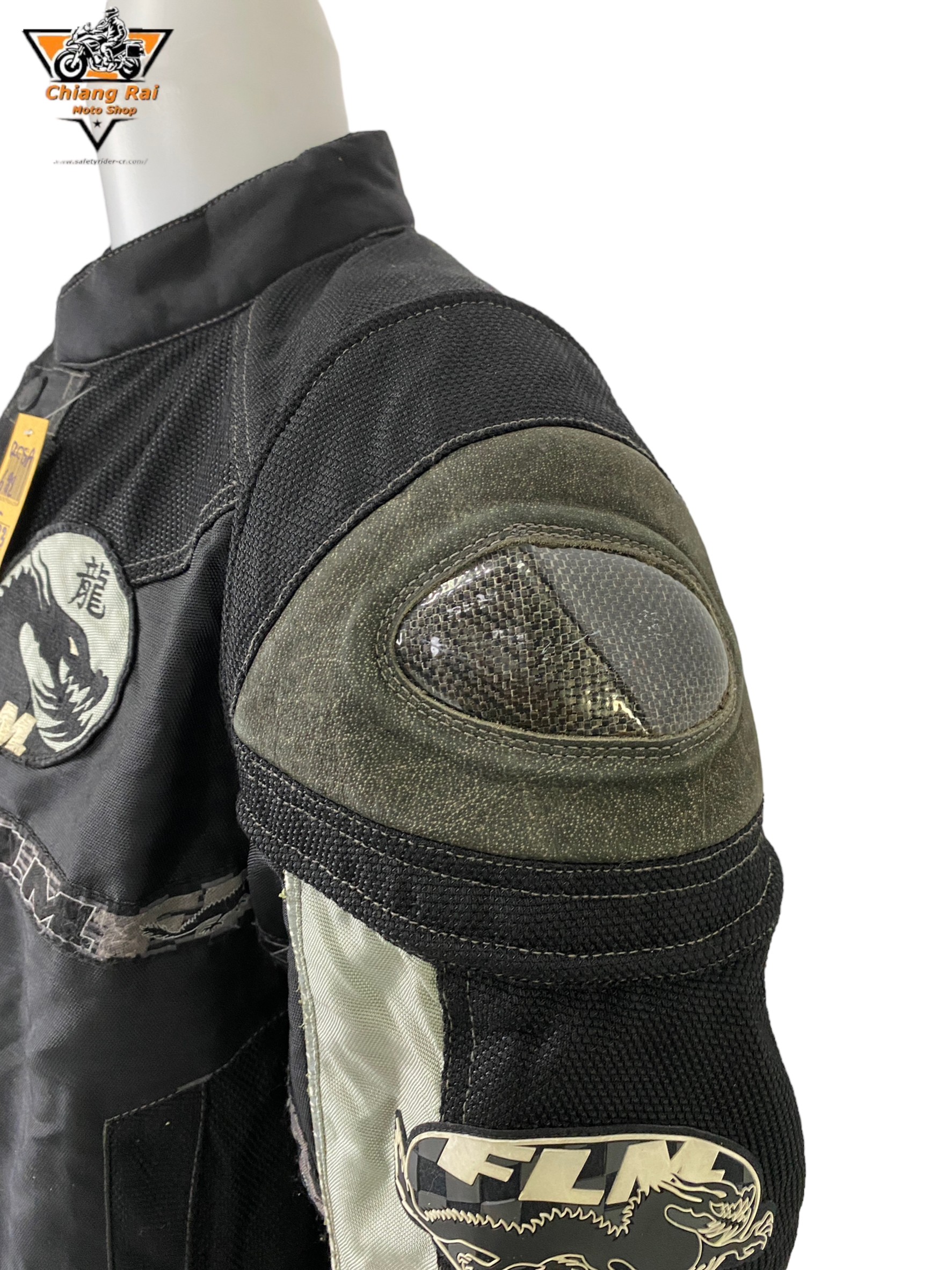 เสื้อขี่มอเตอร์ไซด์( มือสอง) RCSA 682: อก 48-50" ยาว 23" (L-XL)**FLM**