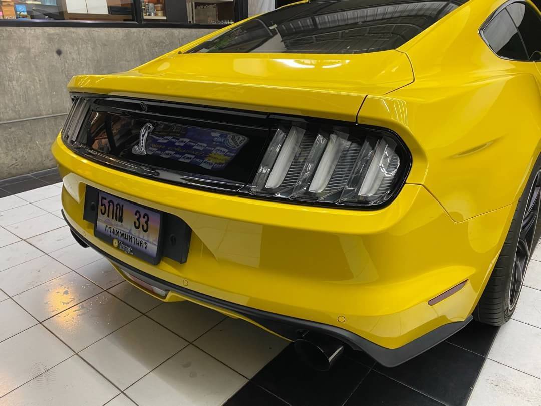 Ford mustang สีเหลืองแท้ ปี 2017