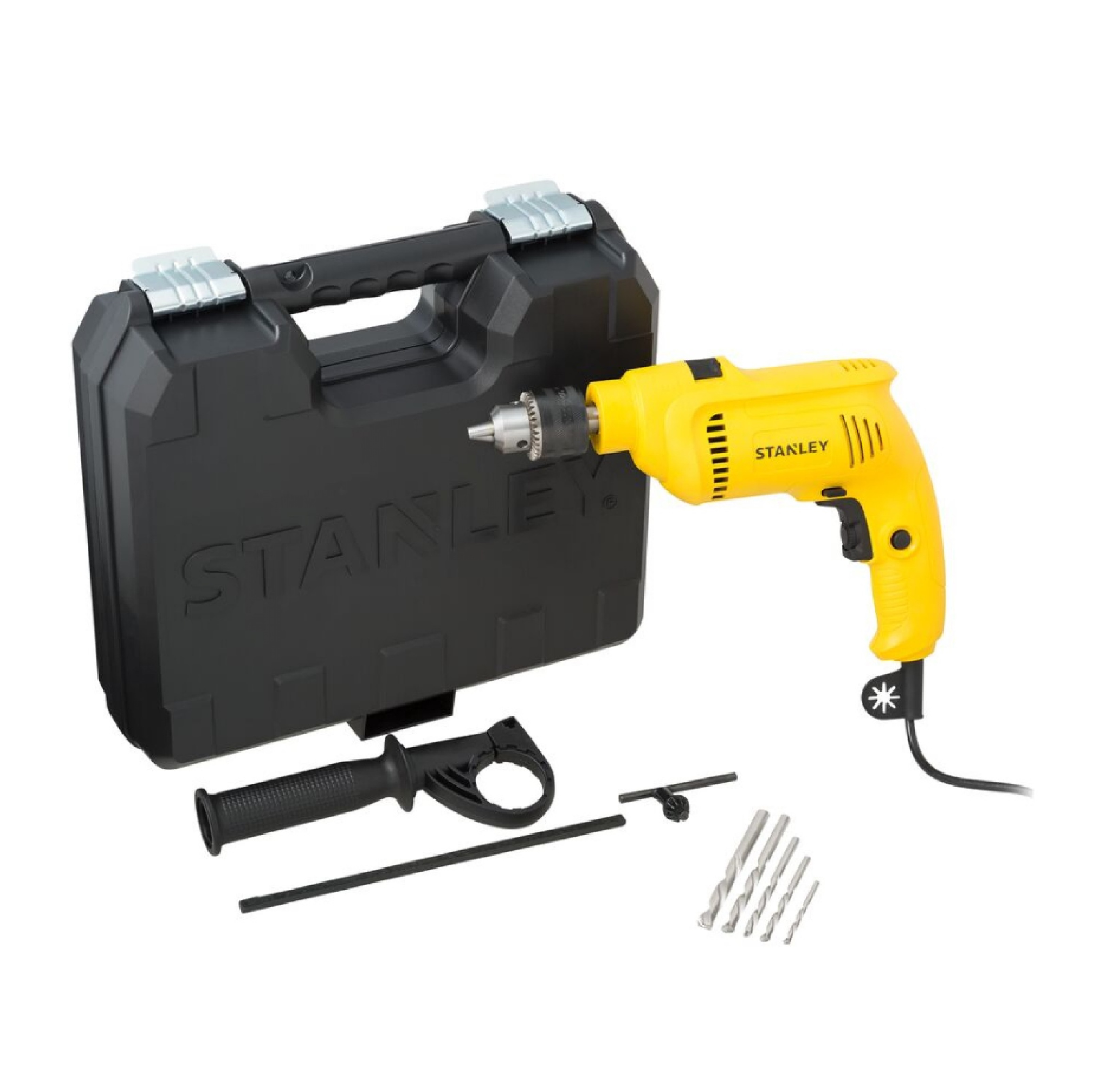 STANLEY สว่านกระแทก 13 มม. 550W รุ่น SDH600K-B1