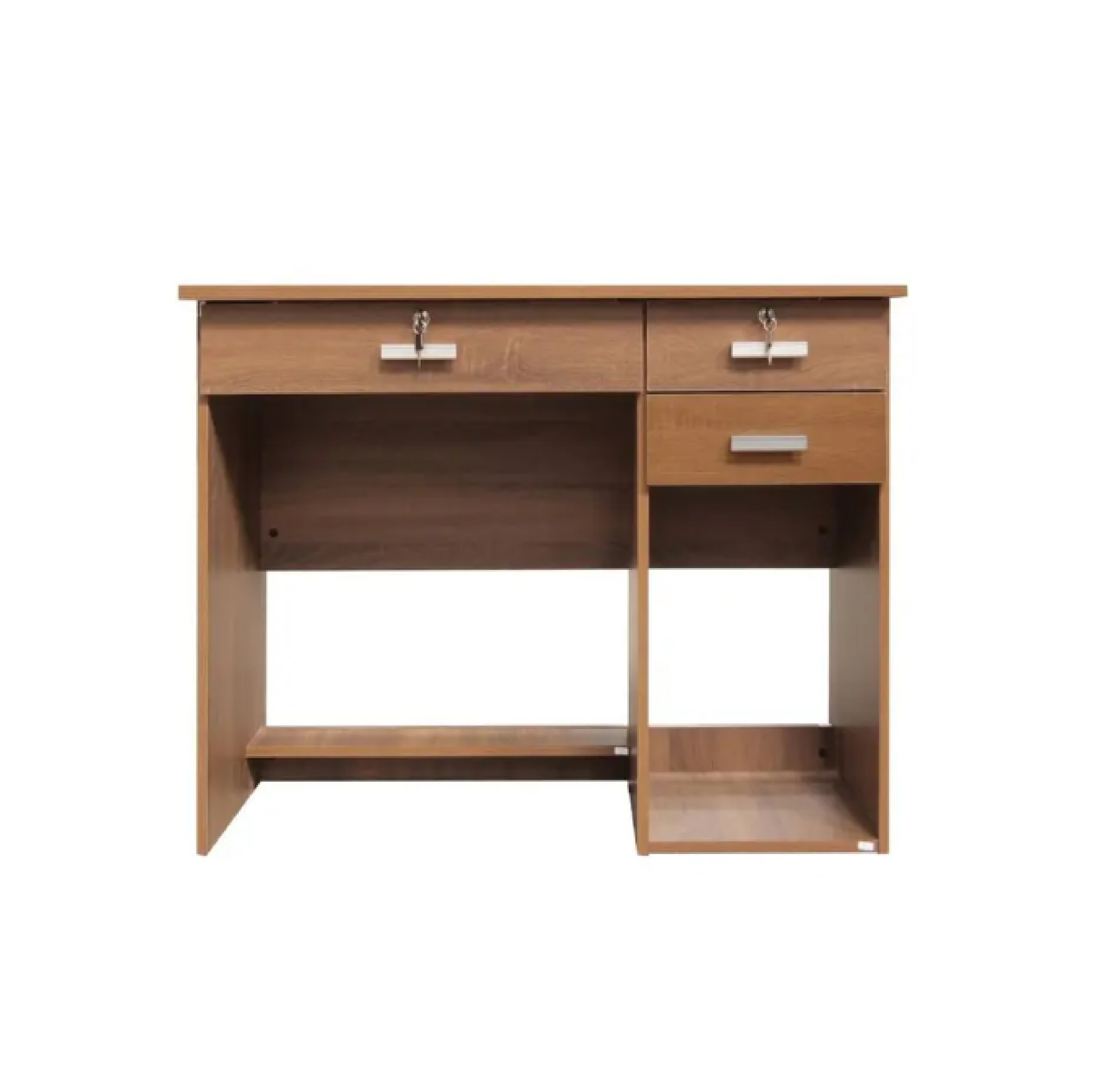 DELICATO โต๊ะบัญชีA-01 ขนาด48x100x75ซม. สีดาร์คโอ๊ค(AS)