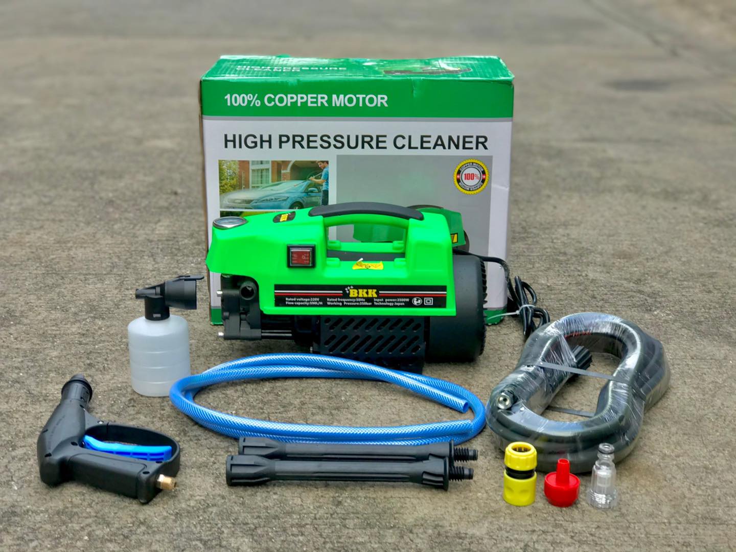 ปั้มอัดฉีด 3 ระบบ 350 บาร์ มี 3 ยี่ห้อ ให้เลือก ราคาเท่ากัน Marten / BKK / Bonchi