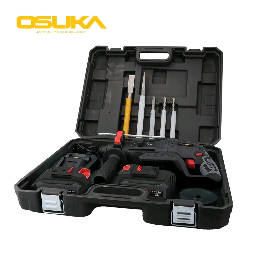 สว่านโรตารี่ไร้สาย 20V ยี่ห้อ OSUKA รุ่น OCRH851-M1 เจาะ สกัด เจาะกระแทก