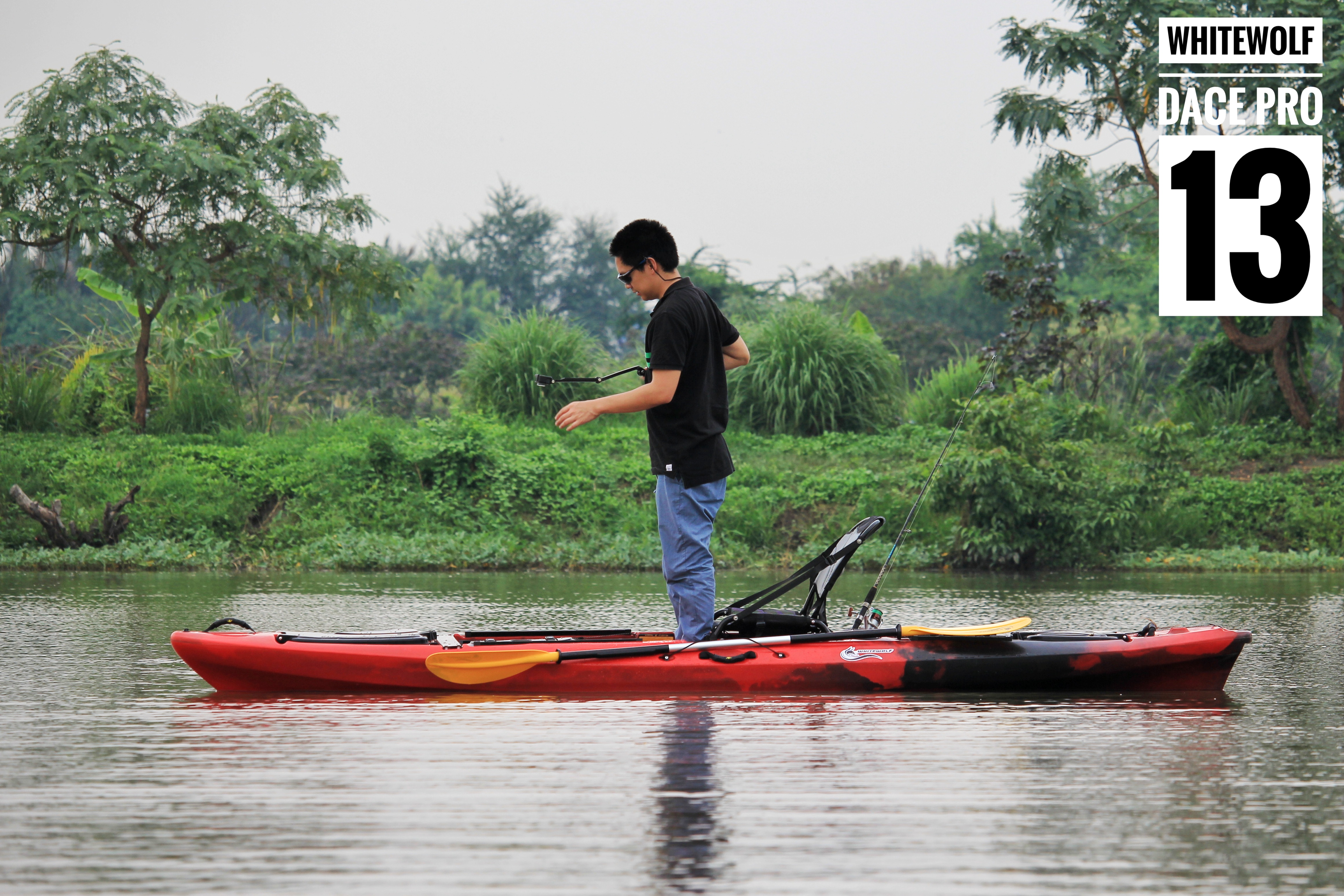 เรือคายัคตกปลา 13 ฟุต / Fishing kayak 13 ft