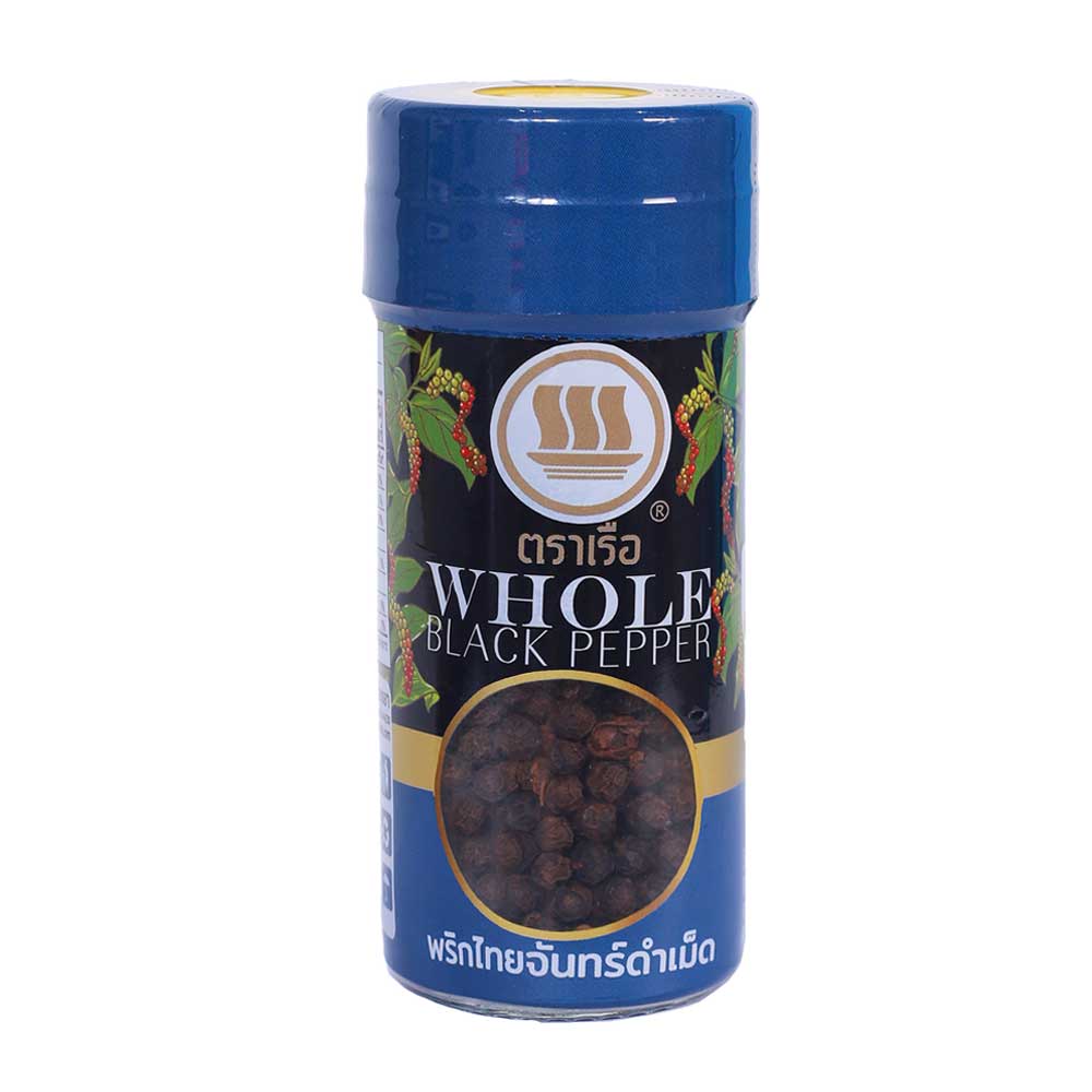 BLACK PEPPER (WHOLE) - พริกไทยเม็ดดำขวดเล็กเรือ