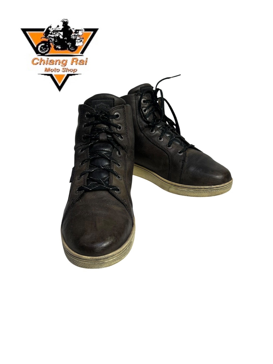 รองเท้าขี่มอเตอร์ไซด์( มือสอง) RCBT-090 Size ขนาดจากป้าย 42:EUR / 8:UK / 26.5:Cm.(Harley-Davidson)